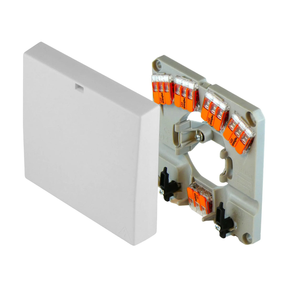 Herdanschlussdose HAD 4-S Auf-/Unterputz, schraubenlos bis 6 mm², 30 A