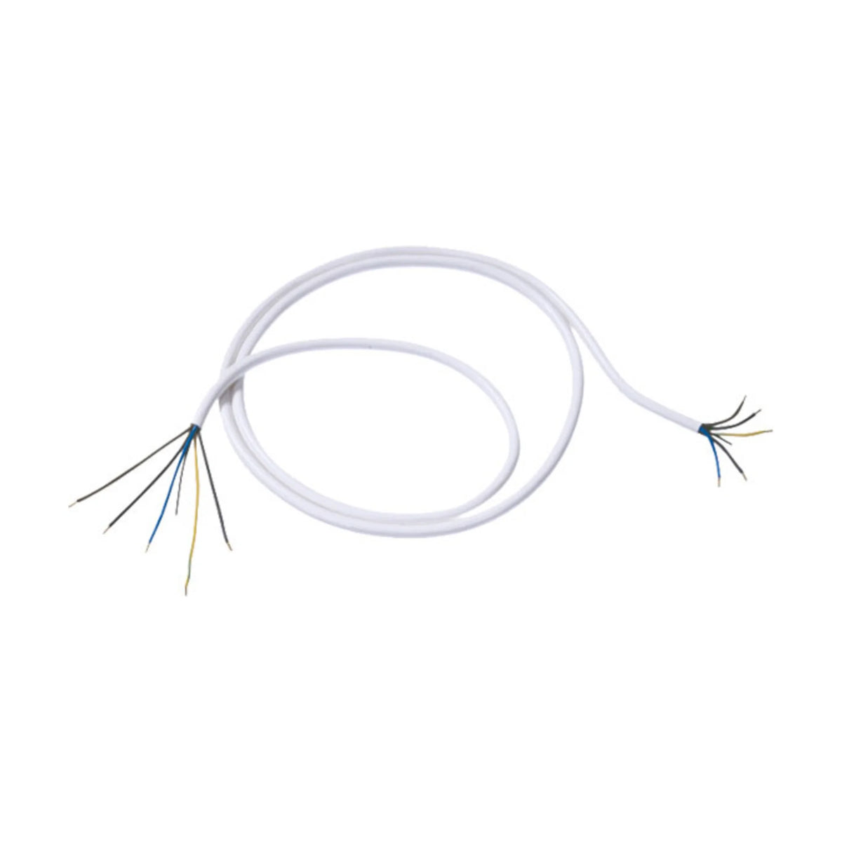 Herdanschlusskabel H05VV-F 5G1,5 / 5G2,5 / 3G2,5 mm², 1,5–5 m, weiß