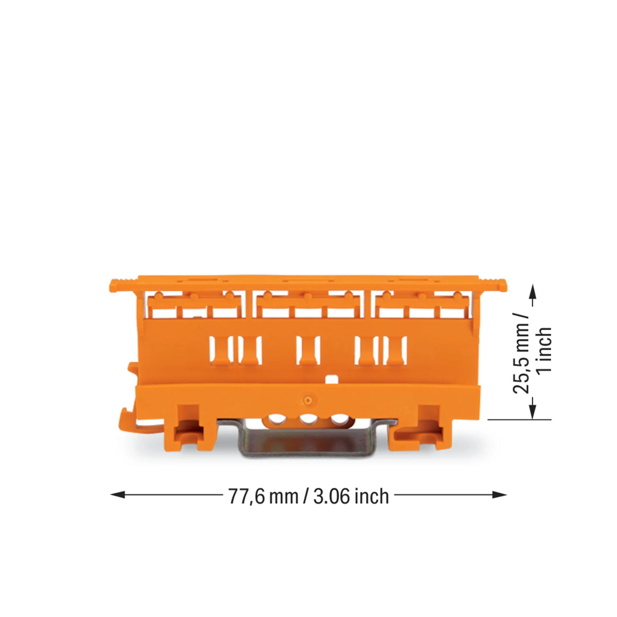Befestigungsadapter 221-500 / 221-510, TS 35 oder Schraubmontage