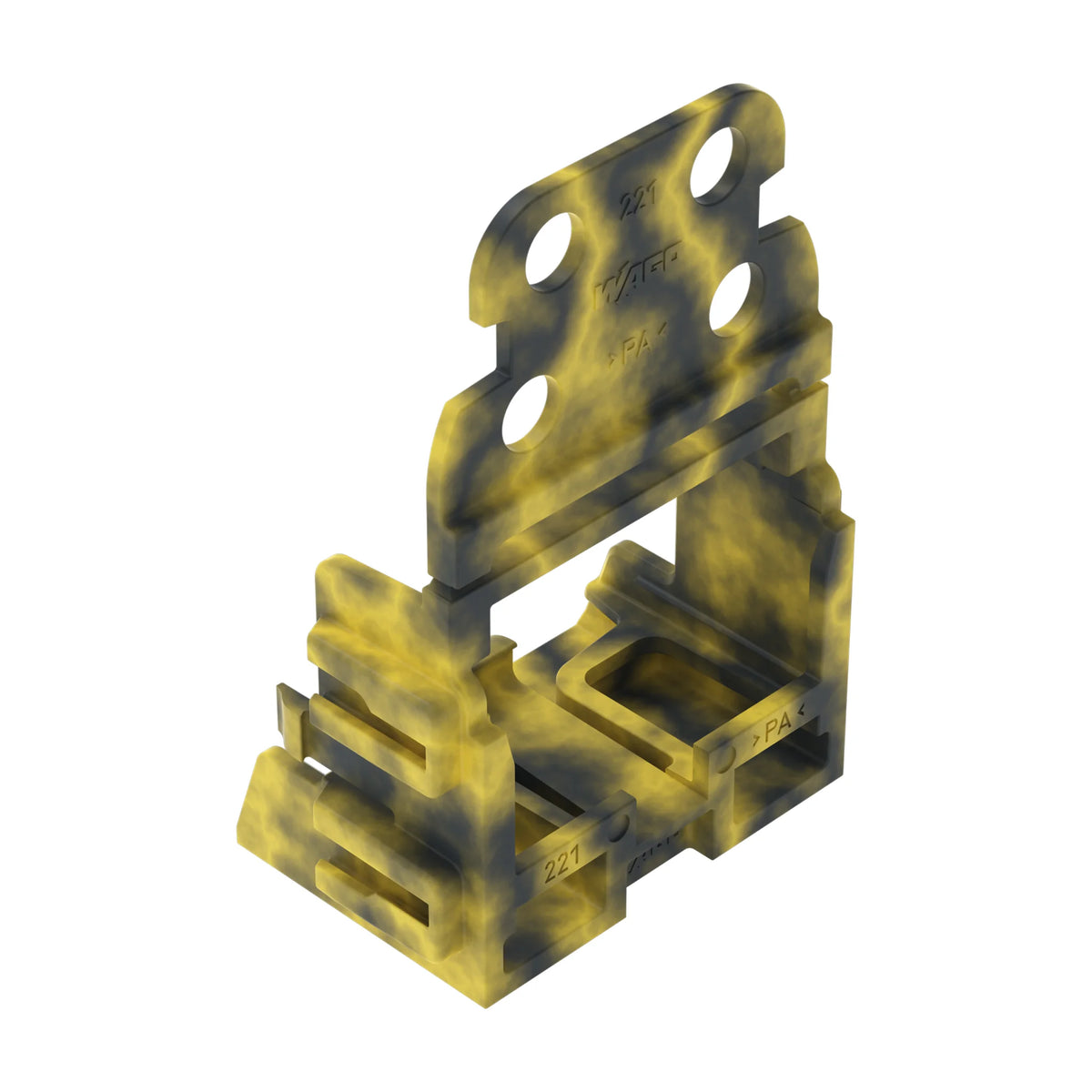 Befestigungsadapter Serie 221 mit Rastfuß oder für Tragschiene 15/35