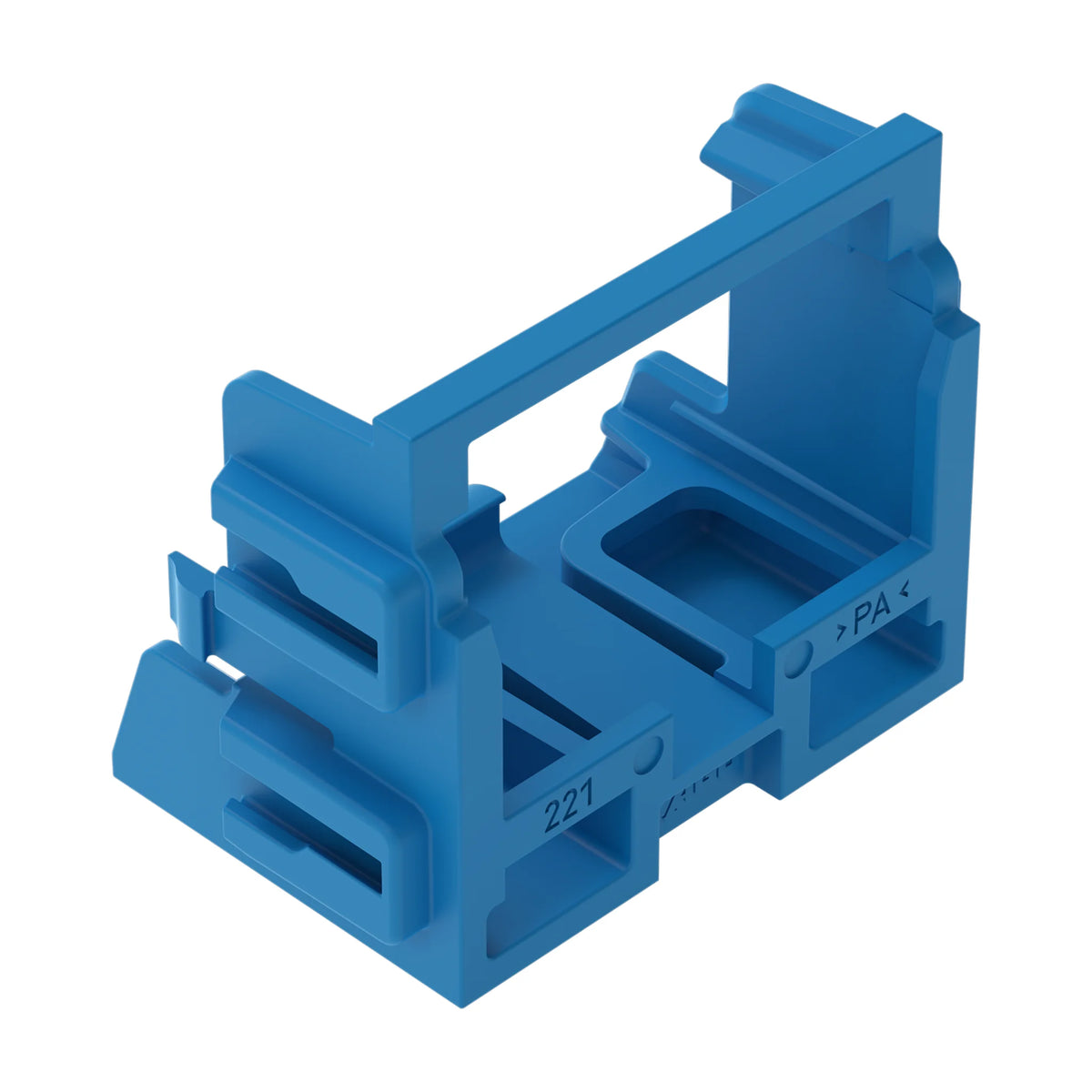 Befestigungsadapter Serie 221 mit Rastfuß oder für Tragschiene 15/35