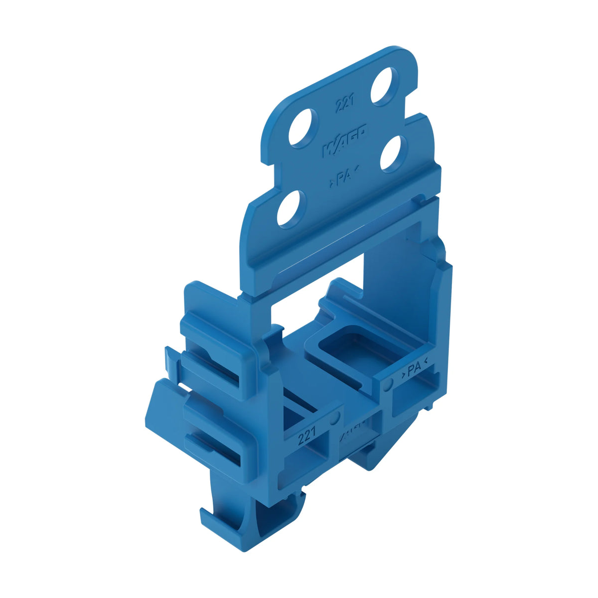 Befestigungsadapter Serie 221 mit Rastfuß oder für Tragschiene 15/35