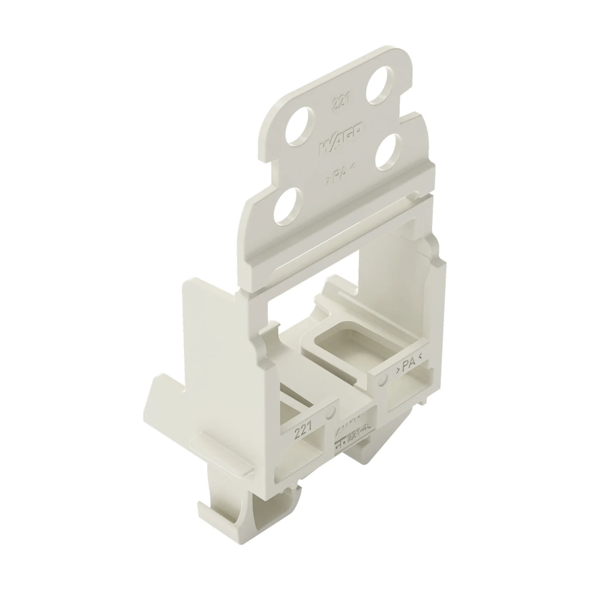 Befestigungsadapter Serie 221 mit Rastfuß oder für Tragschiene 15/35