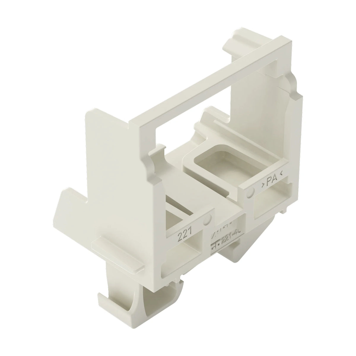 Befestigungsadapter Serie 221 mit Rastfuß oder für Tragschiene 15/35
