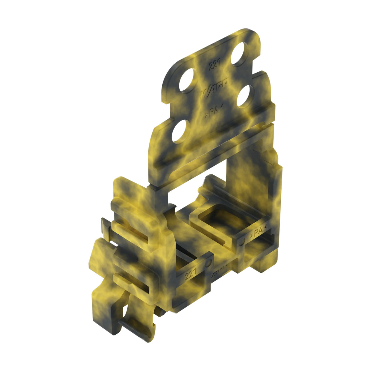 Befestigungsadapter Serie 221 mit Rastfuß oder für Tragschiene 15/35