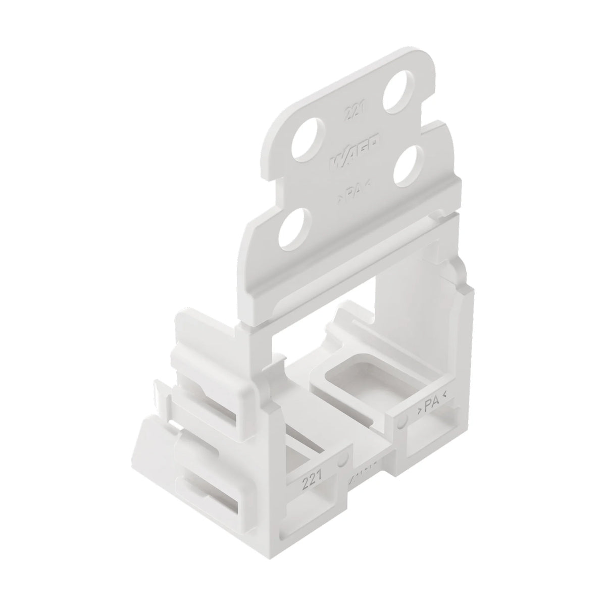 Befestigungsadapter Serie 221 mit Rastfuß oder für Tragschiene 15/35