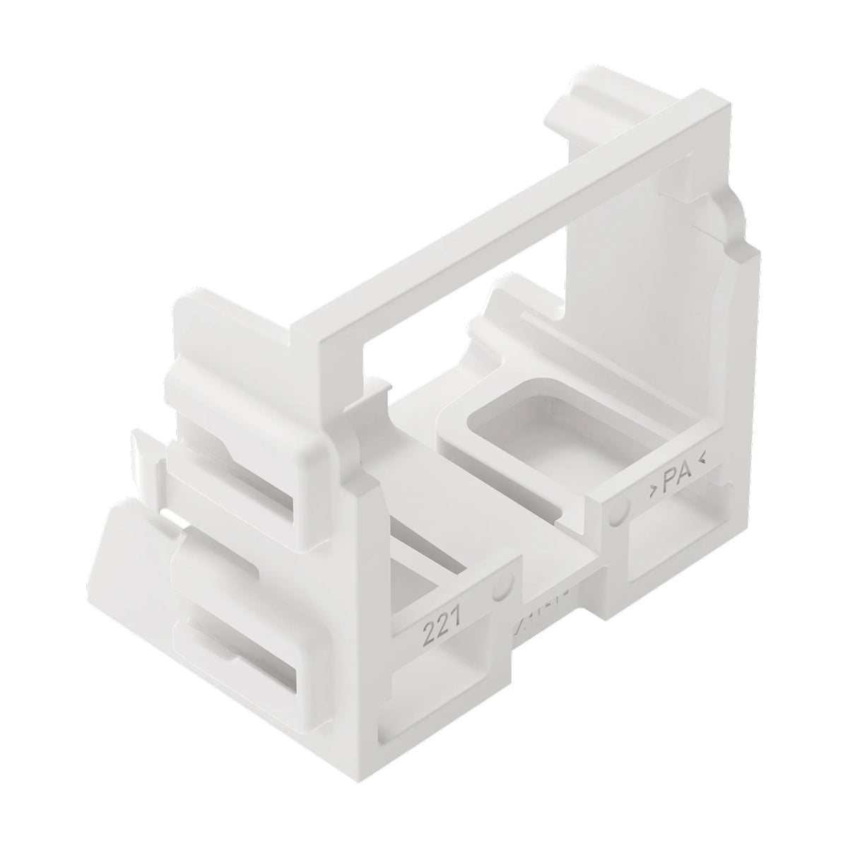 Befestigungsadapter Serie 221 mit Rastfuß oder für Tragschiene 15/35