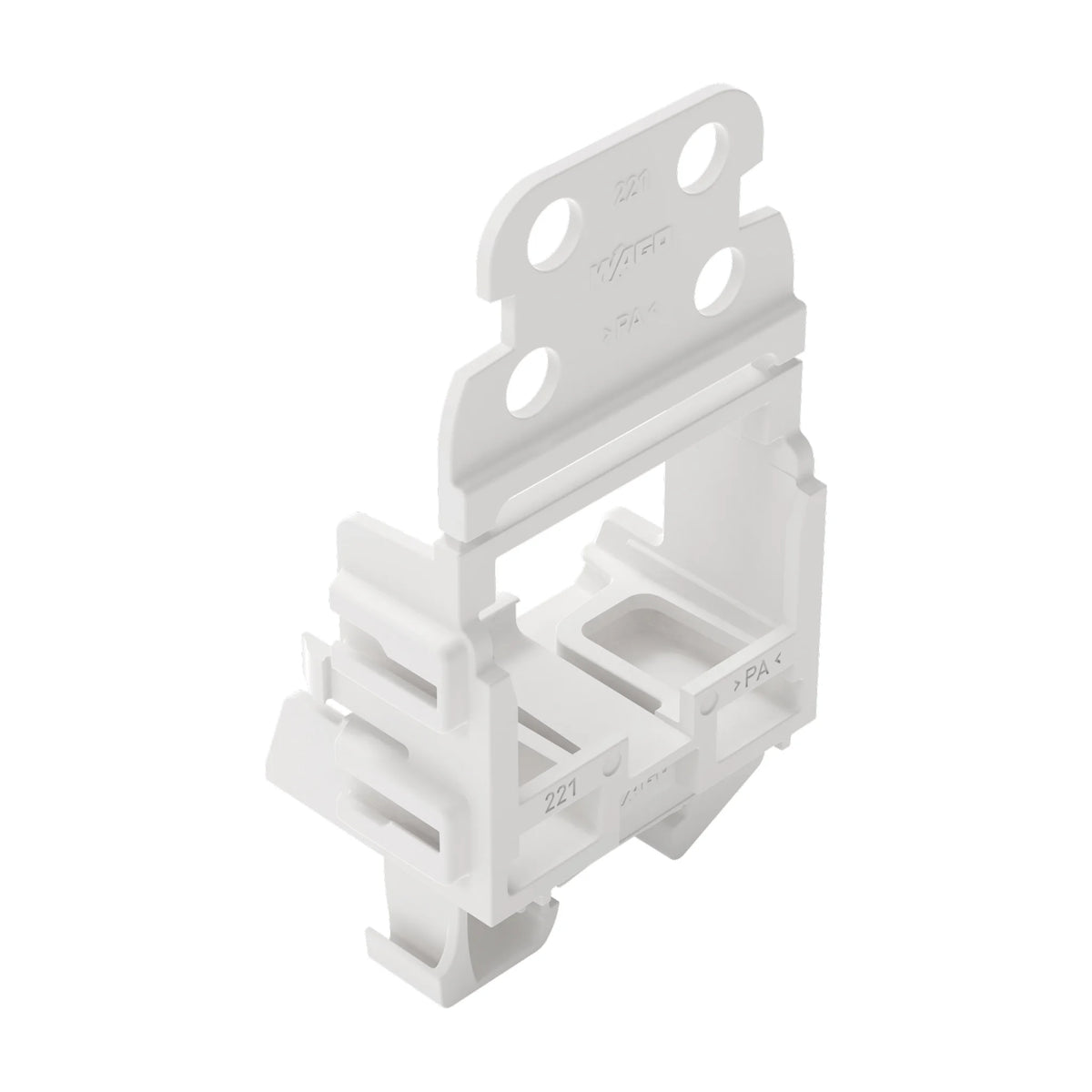 Befestigungsadapter Serie 221 mit Rastfuß oder für Tragschiene 15/35