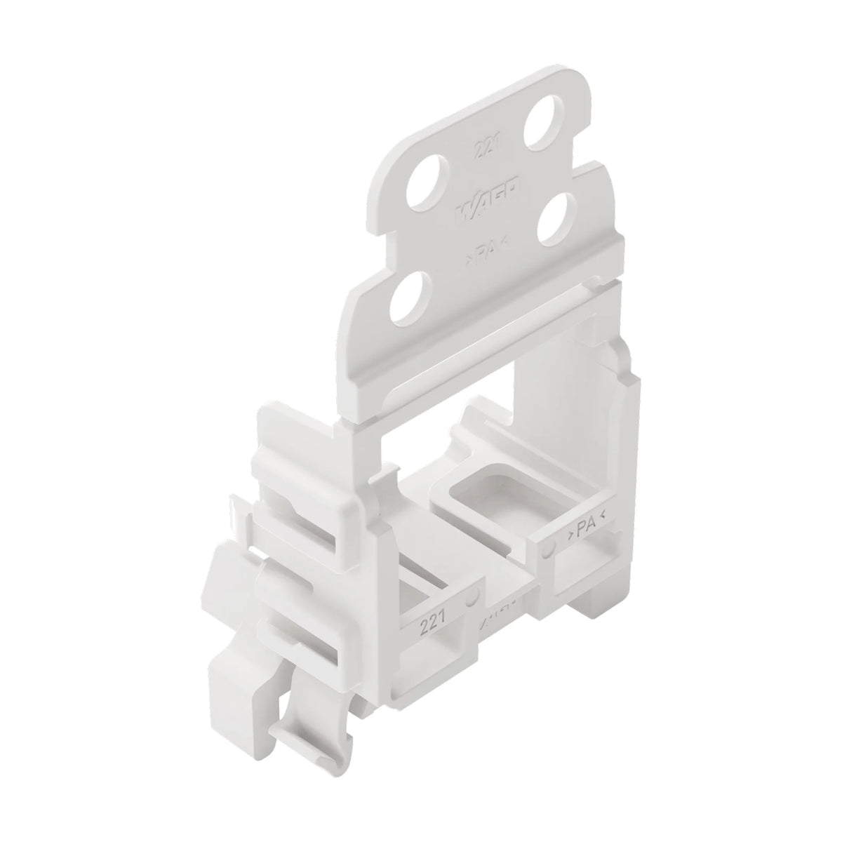 Befestigungsadapter Serie 221 mit Rastfuß oder für Tragschiene 15/35