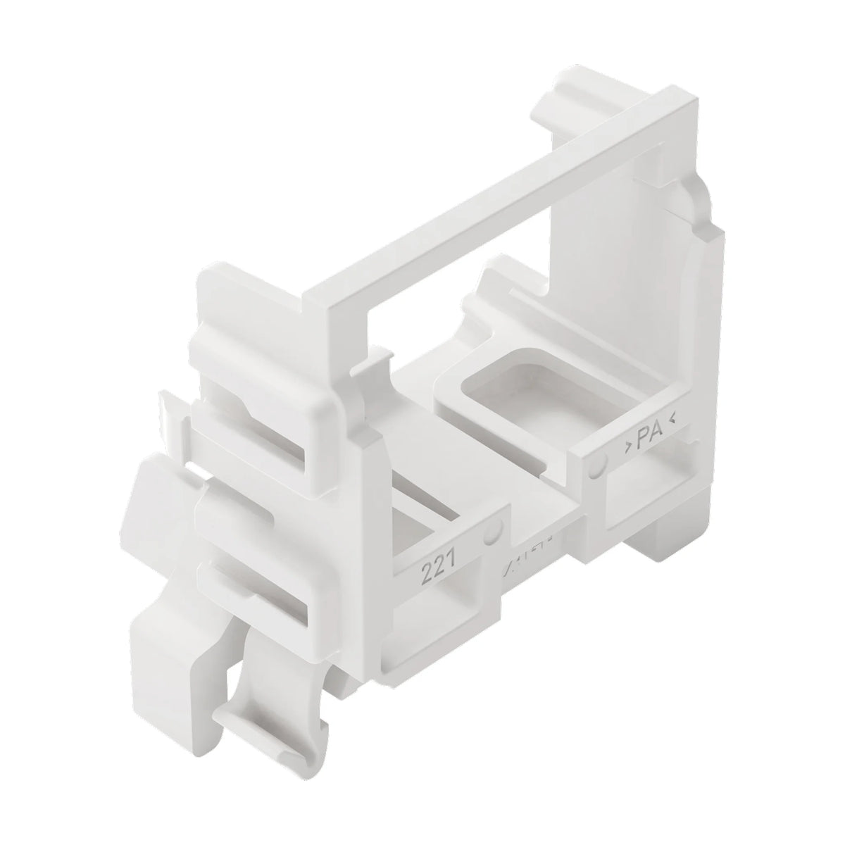Befestigungsadapter Serie 221 mit Rastfuß oder für Tragschiene 15/35