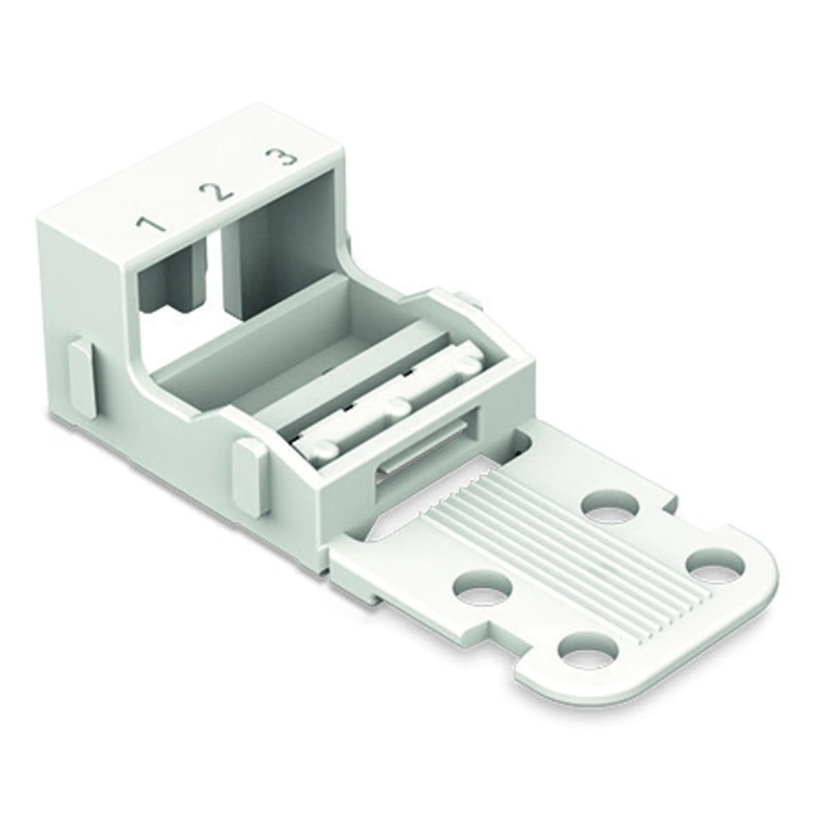 Befestigungsadapter Serie 221 mit Rastfuß oder für Tragschiene 15/35