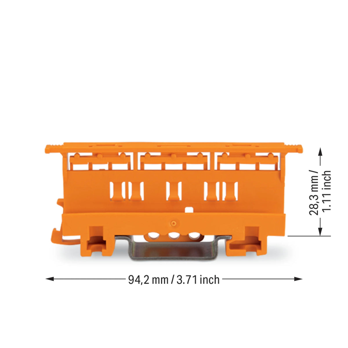 Befestigungsadapter 221-500 / 221-510, TS 35 oder Schraubmontage