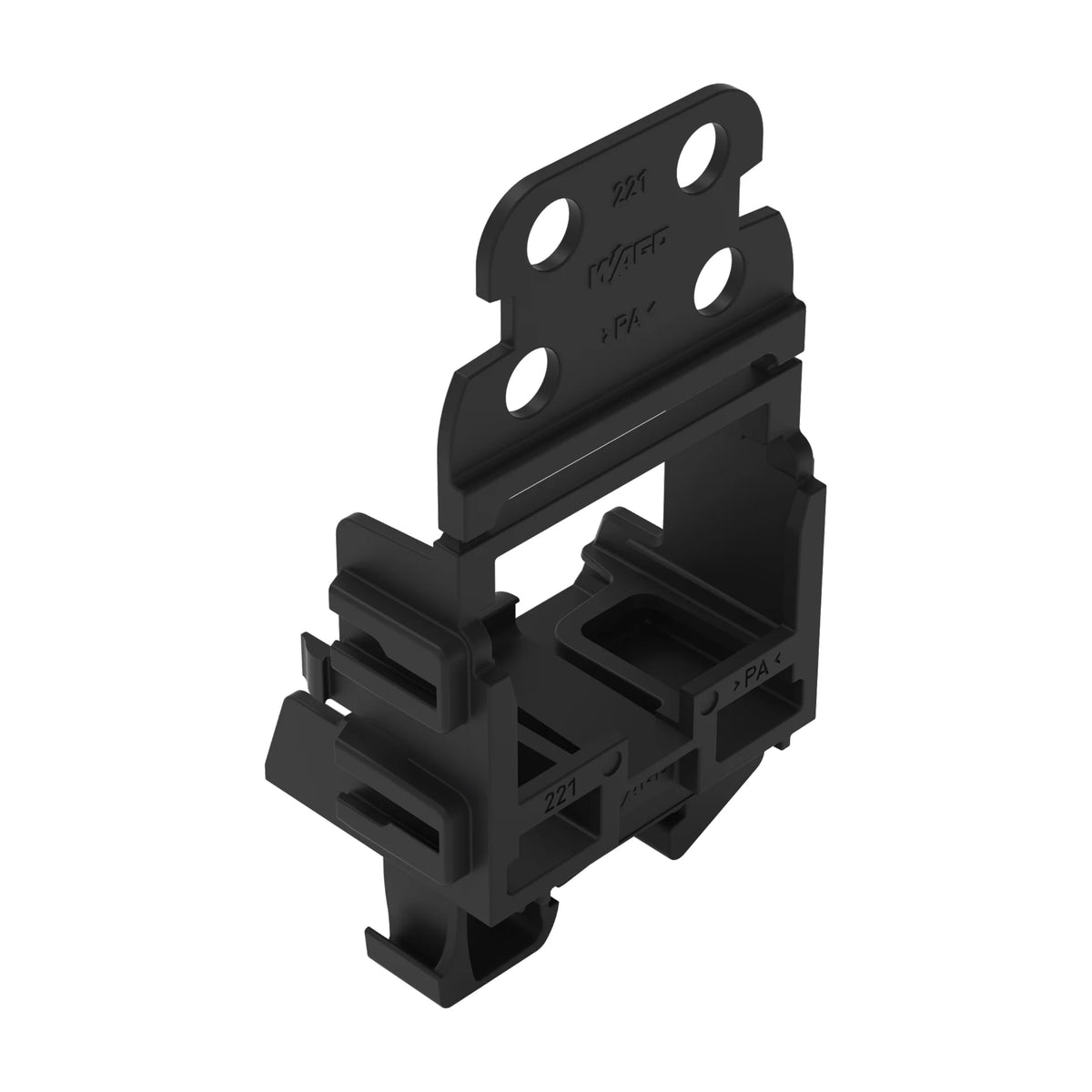 Befestigungsadapter Serie 221 mit Rastfuß oder für Tragschiene 15/35