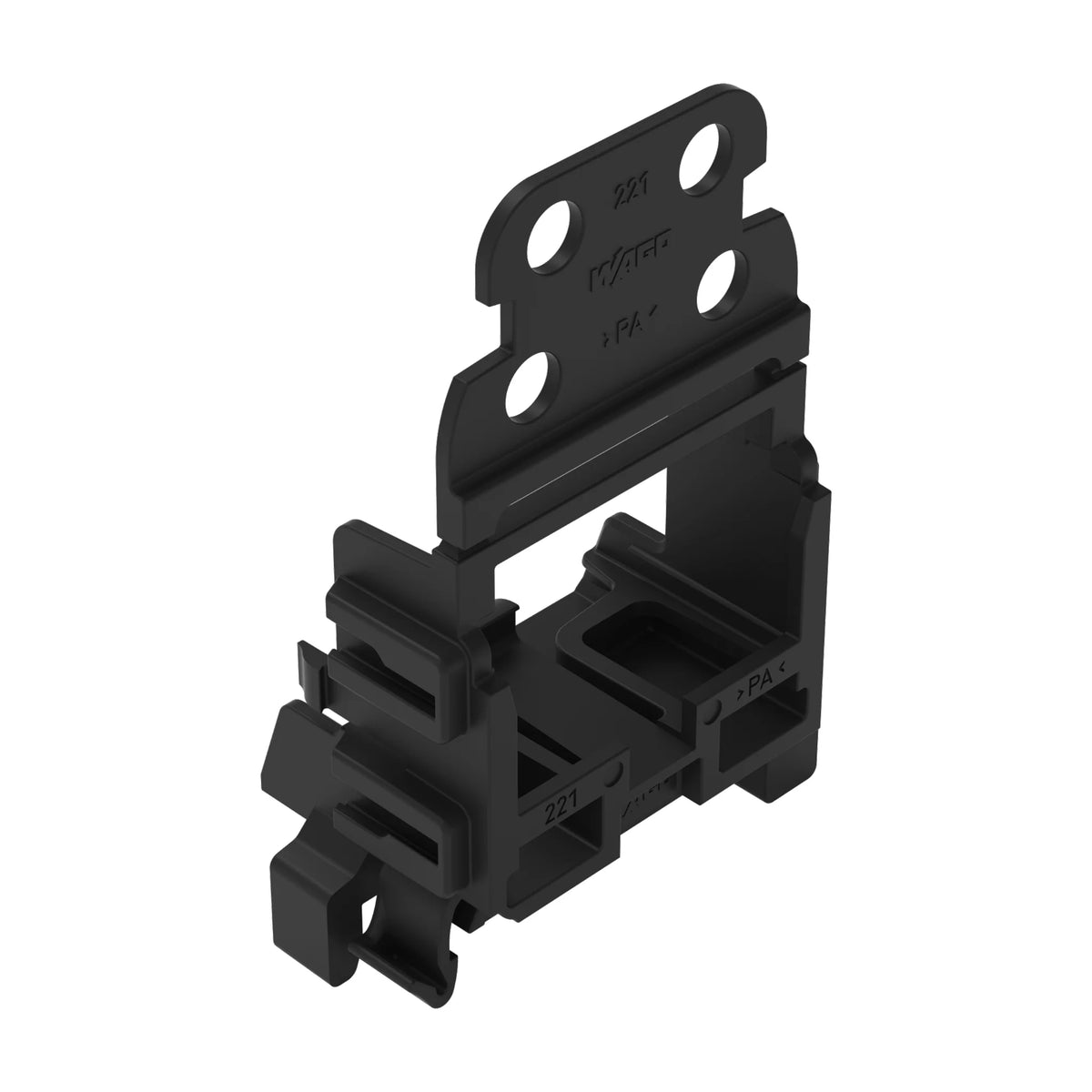 Befestigungsadapter Serie 221 mit Rastfuß oder für Tragschiene 15/35