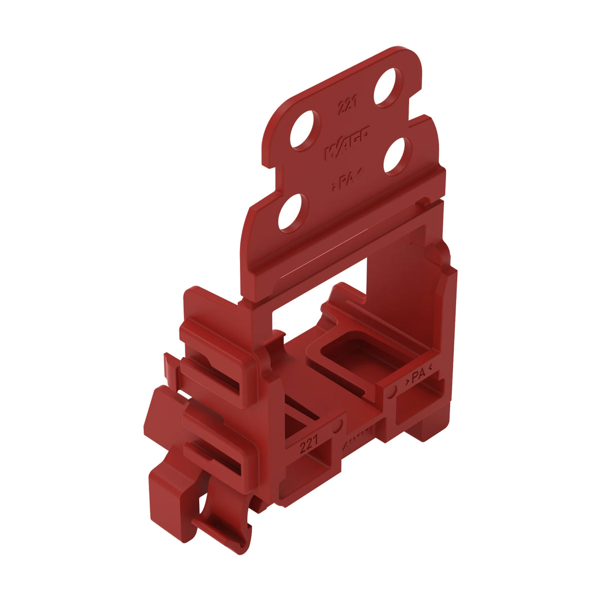 Befestigungsadapter Serie 221 mit Rastfuß oder für Tragschiene 15/35