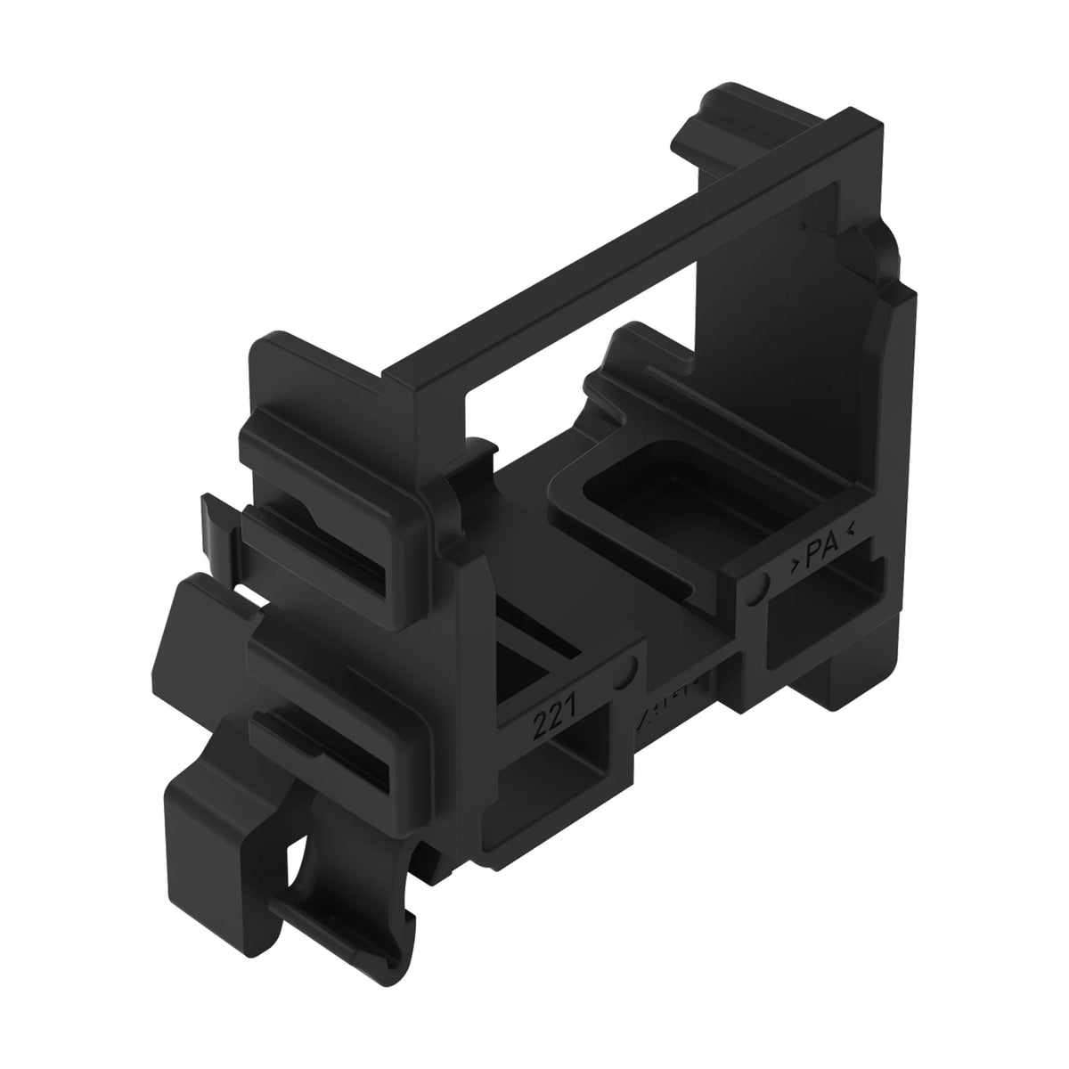 Befestigungsadapter Serie 221 mit Rastfuß oder für Tragschiene 15/35