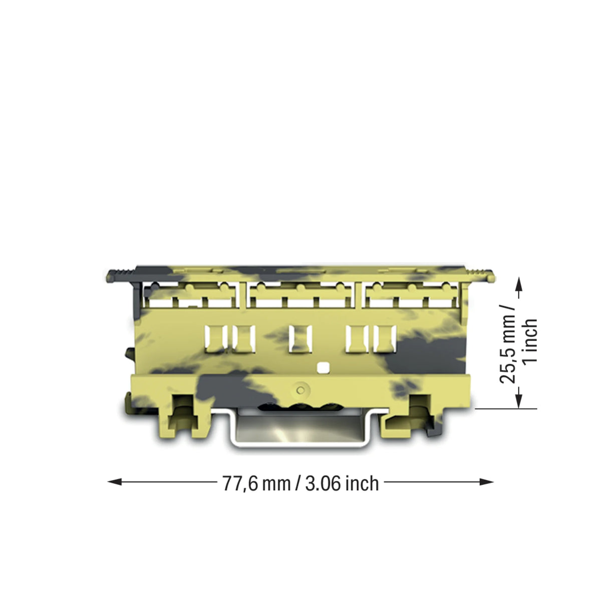Befestigungsadapter 221-500 / 221-510, TS 35 oder Schraubmontage