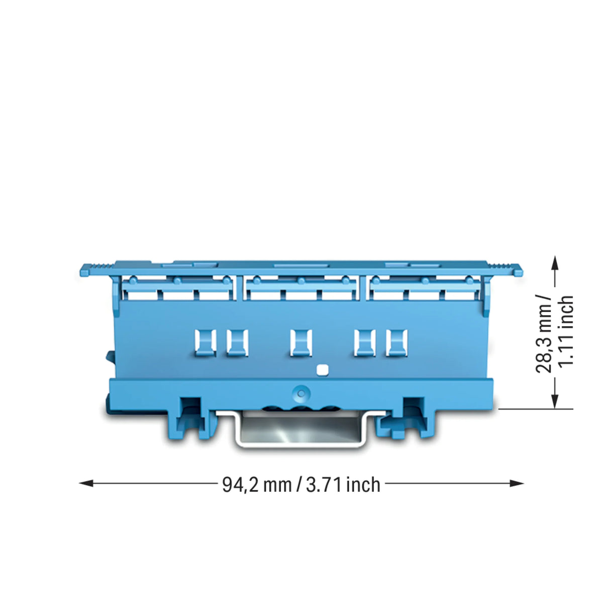 Befestigungsadapter 221-500 / 221-510, TS 35 oder Schraubmontage