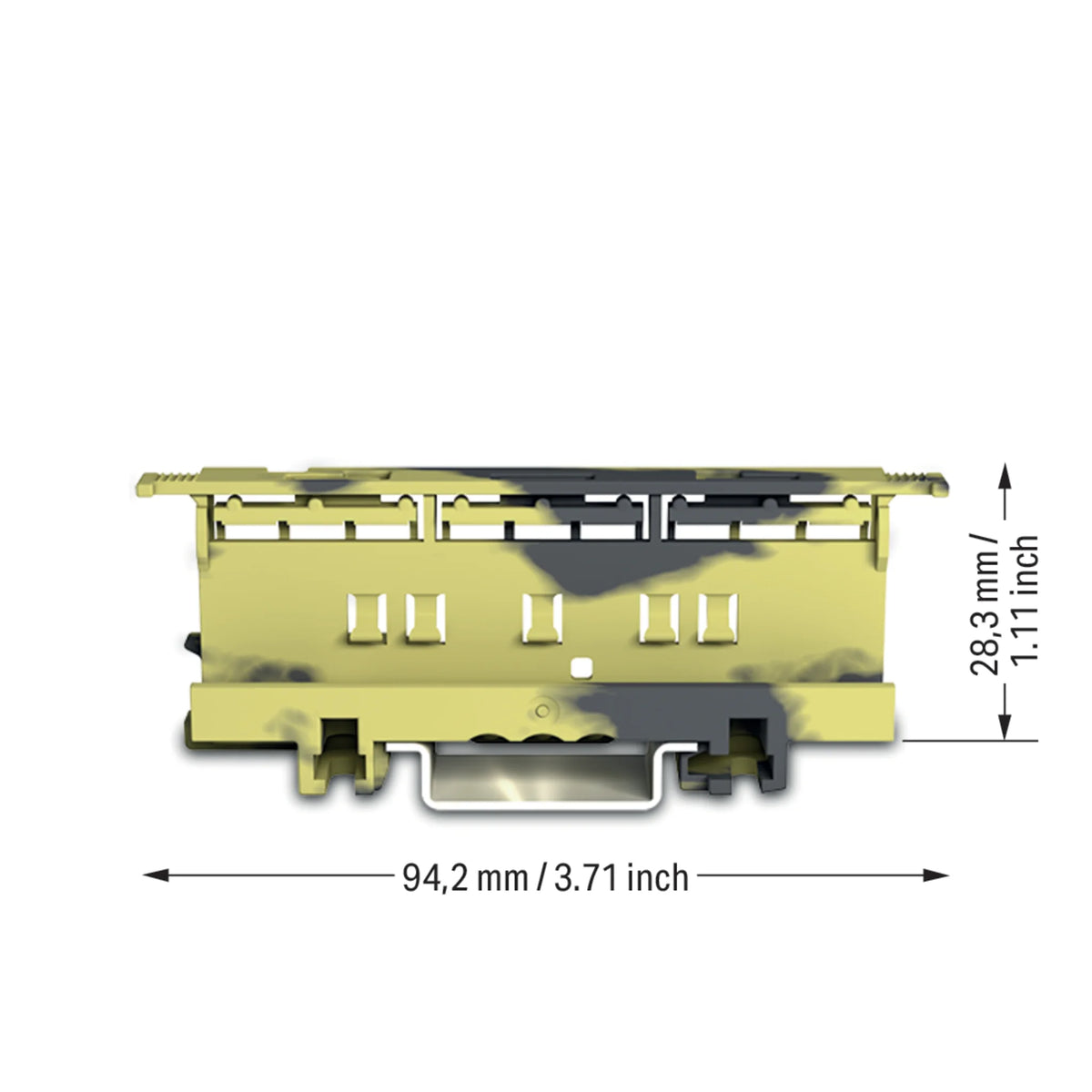 Befestigungsadapter 221-500 / 221-510, TS 35 oder Schraubmontage