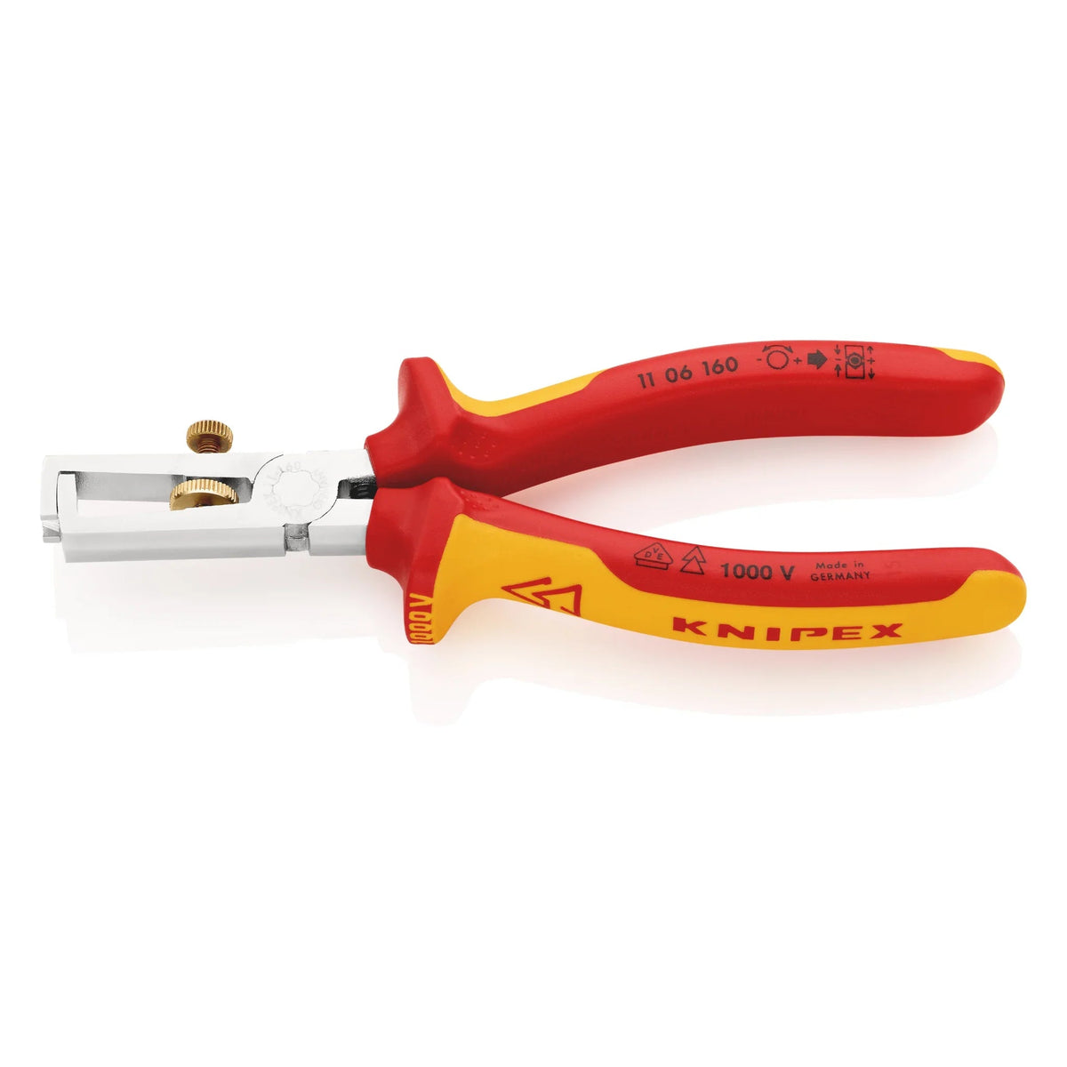 Abisolierzange 11 06 160 von Knipex bei Kabelkaufhaus
