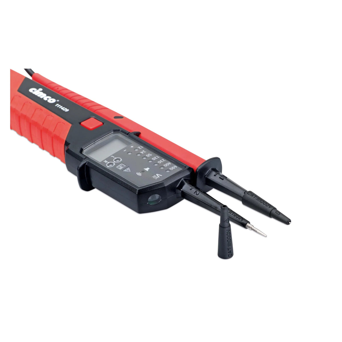 AC/DC-Spannungsprüfer 2-polig, 690 V oder 1.000 V AC/1.500 V DC von Cimco Werkzeuge bei Kabelkaufhaus - 4021103114384 - 111438 - Spannungsprüfer