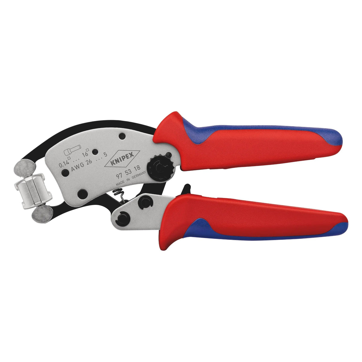 Aderendhülsen-Presszange 97 53 18 SB von Knipex bei Kabelkaufhaus