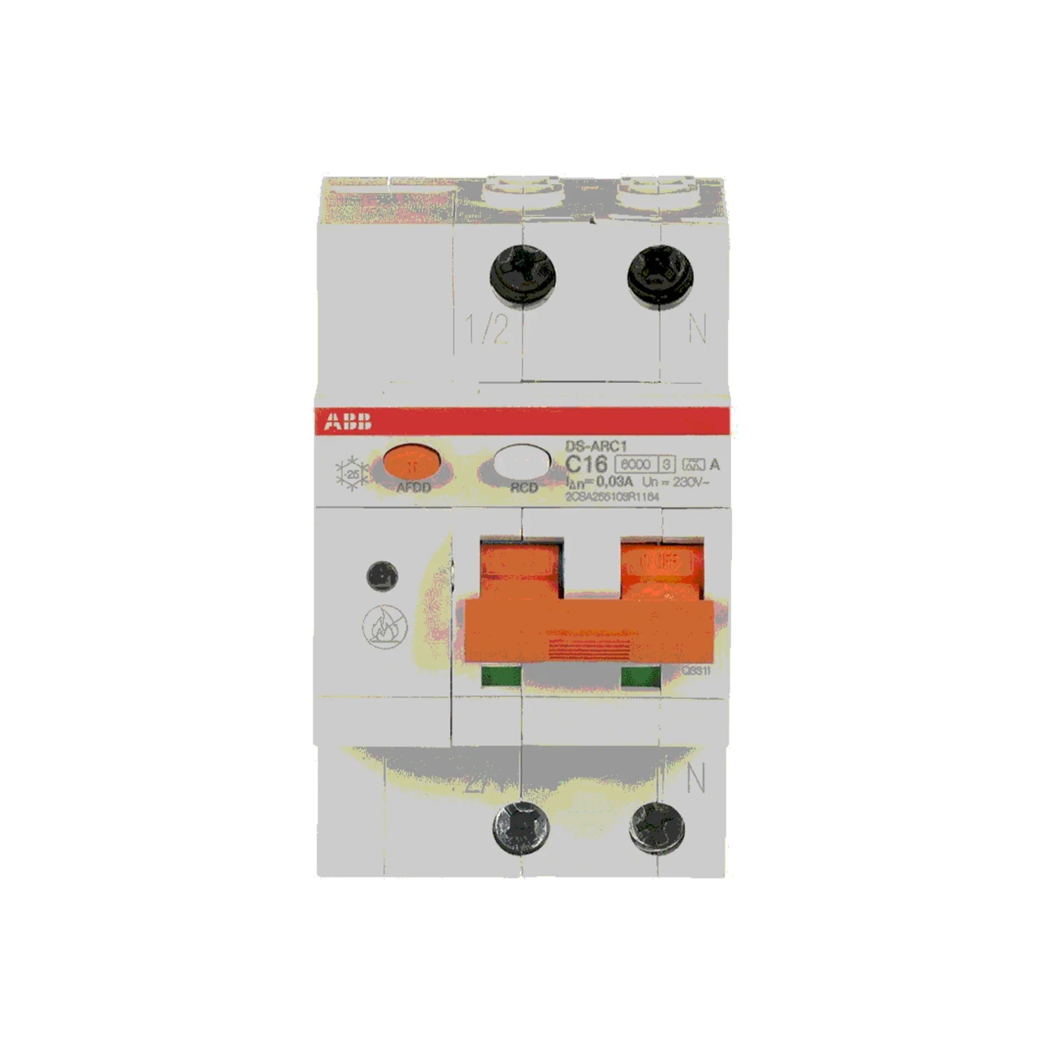 Brandschutzschalter mit FI/LS DS-ARC1 1P+N Typ A 6 kA – 360° Ansicht