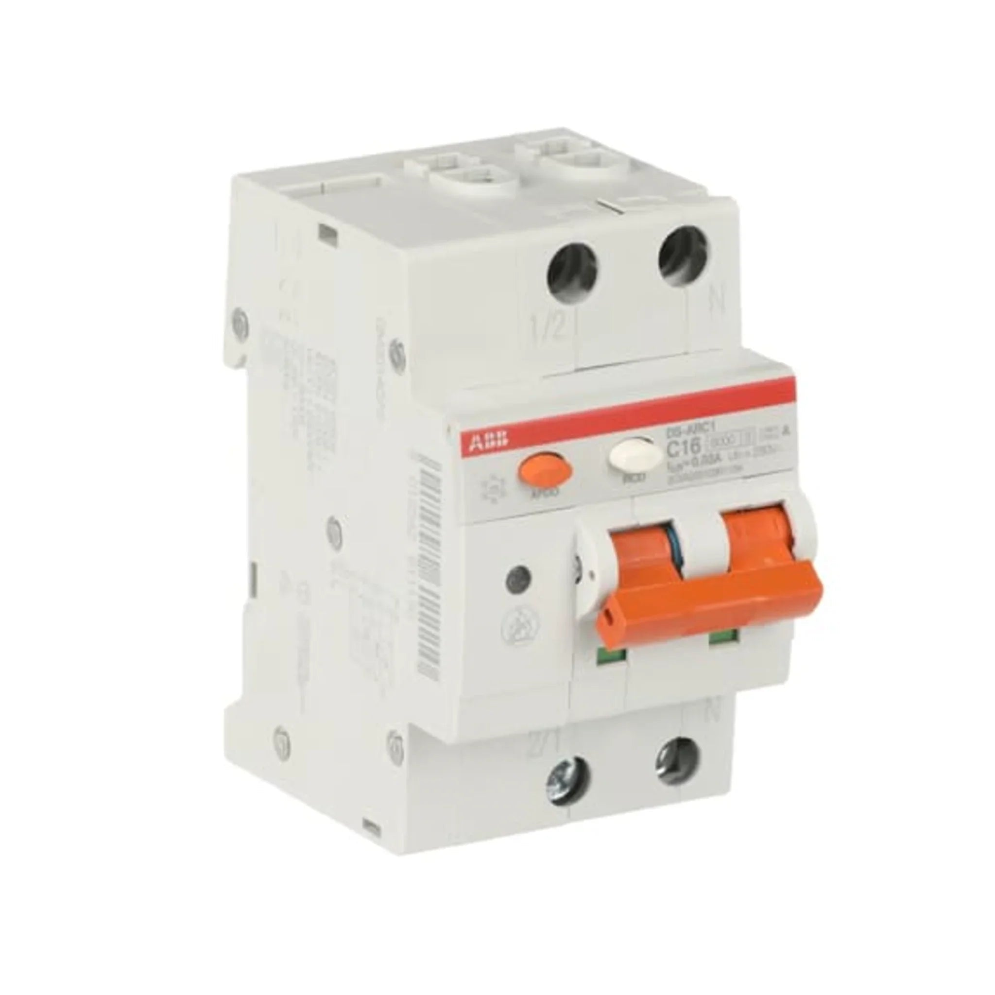 Brandschutzschalter mit FI/LS DS-ARC1 1P+N Typ A 6 kA – Produktbild Ansicht links