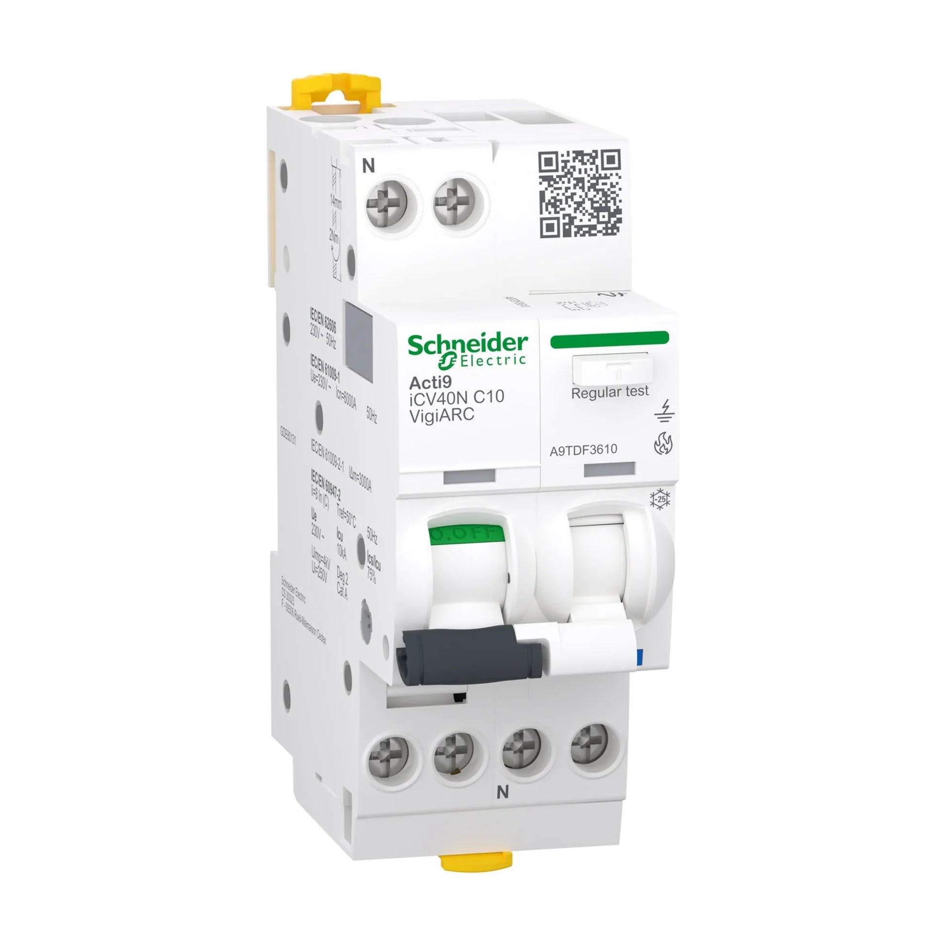 Brandschutzschalter mit FI/LS iC40 AFDD 1P+N Typ A-SI 6 kA – Produktbild