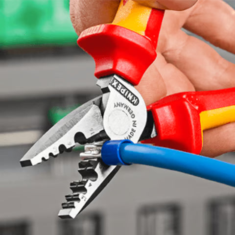 Crimpzange für Aderendhülsen 0,25-16,0mm² - Knipex 9778180