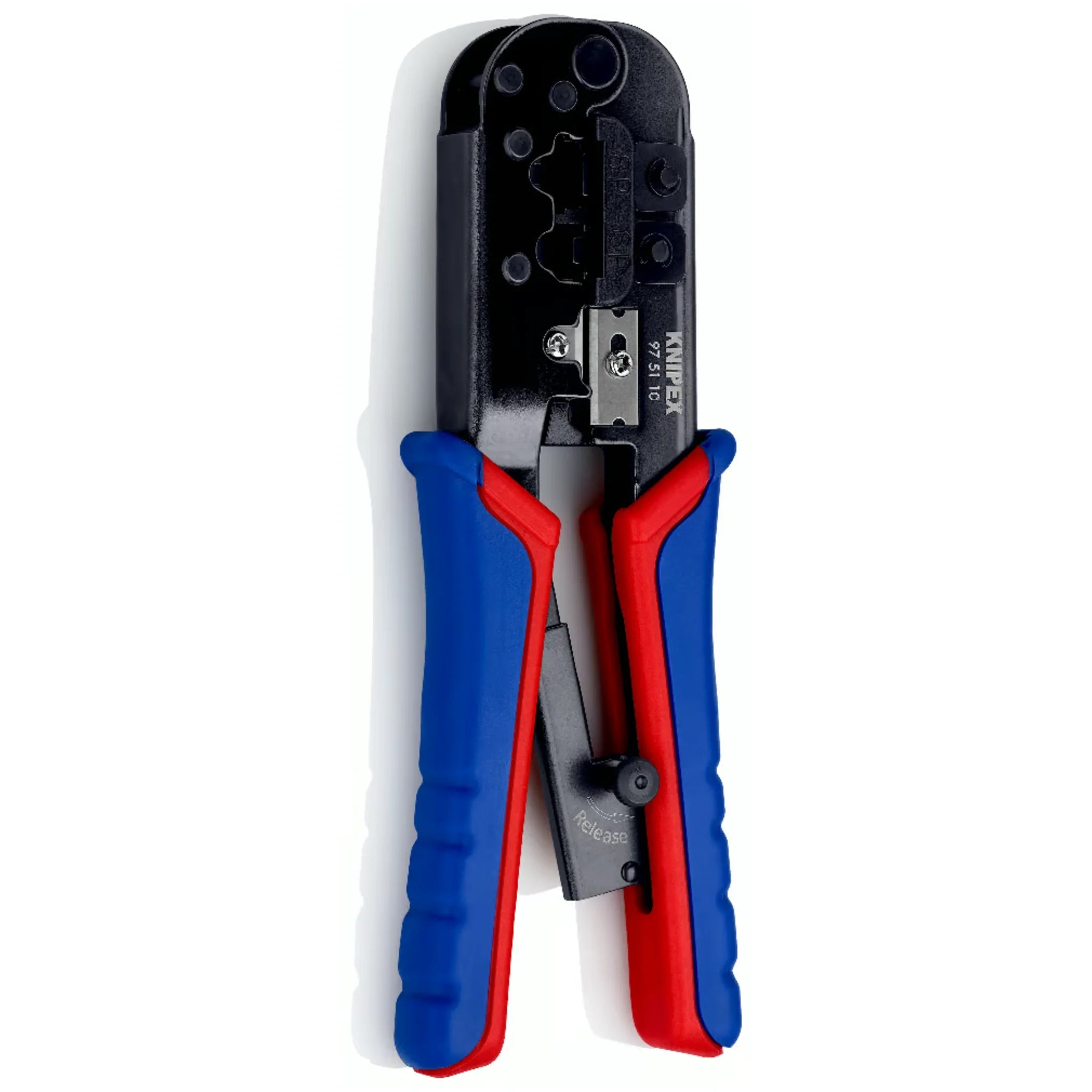 Crimpzange für RJ Stecker - Knipex 975110 von Knipex bei Kabelkaufhaus - 4003773043171 - 1752616 - Crimpzange