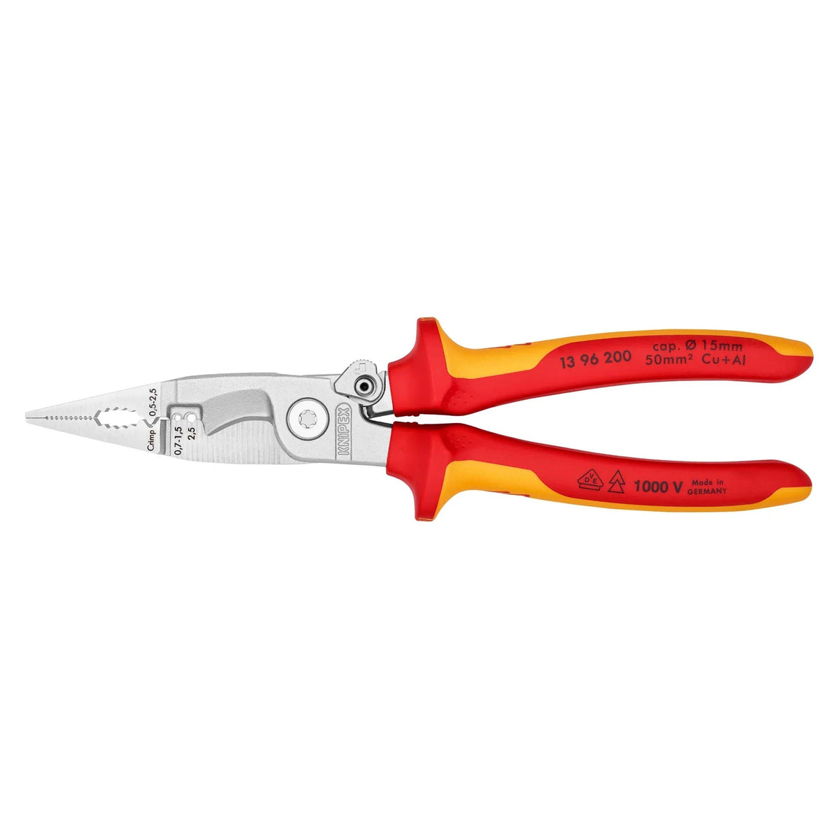 Elektro-Installationszange 13 96 200 von Knipex bei Kabelkaufhaus