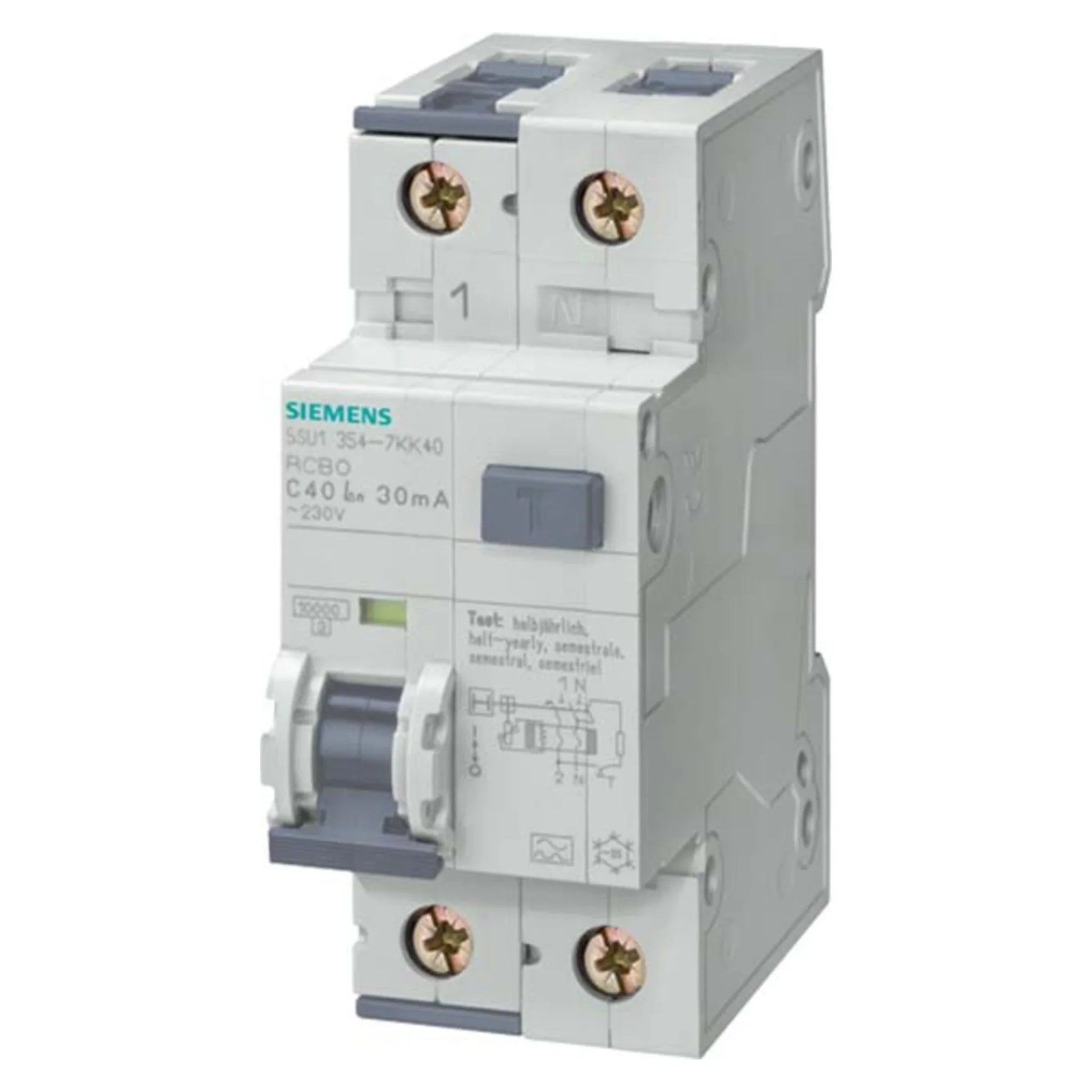 FI/LS-Schalter 5SU1 1P+N Typ A 10 kA - Siemens - Kabelkaufhaus
