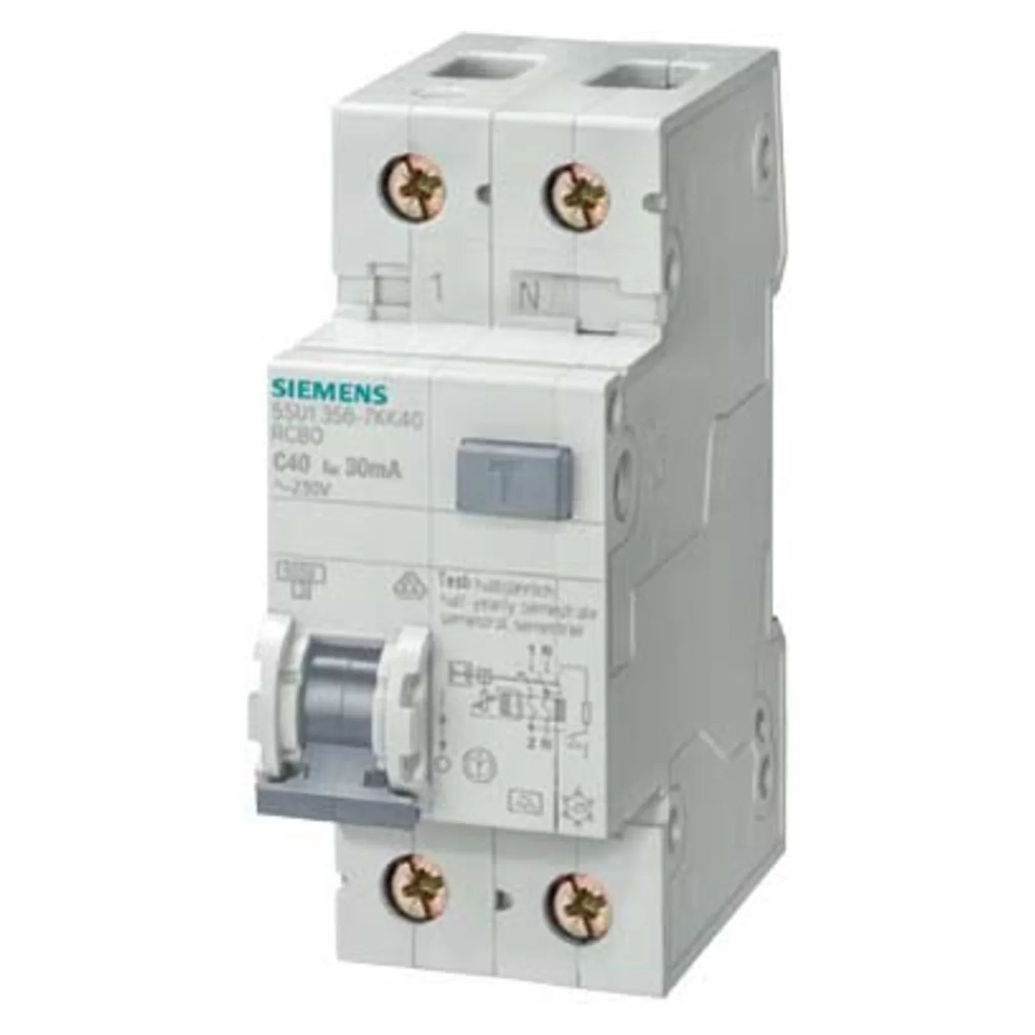 FI/LS-Schalter 5SU1 1P+N Typ A 4,5 kA – Produktbild