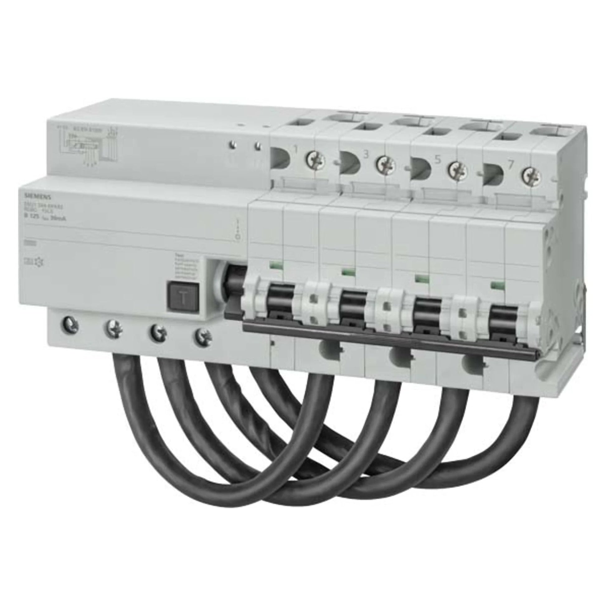 FI/LS-Schalter 5SU1 4P Typ A 10 kA von Siemens bei Kabelkaufhaus - 4001869360256 - 5SU13446KK82 - FI/LS-Schalter