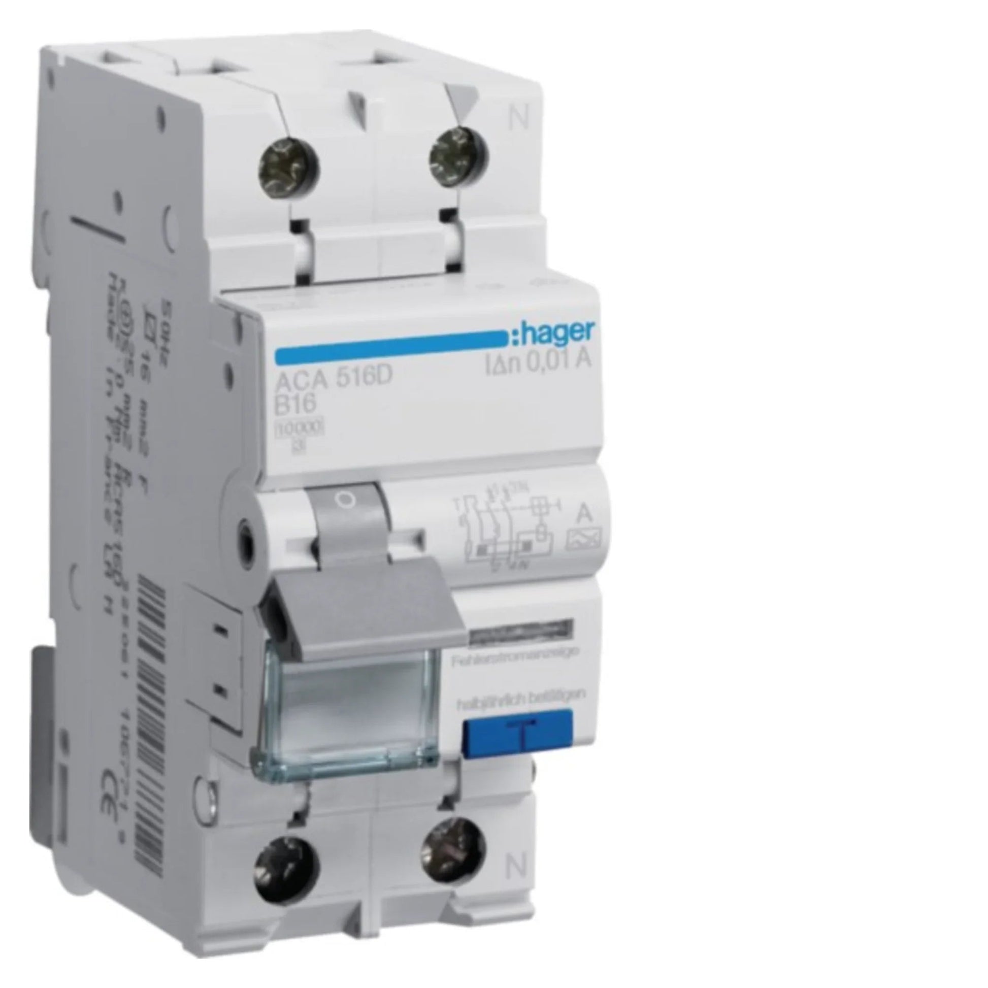 FI/LS-Schalter ACA 1P+N Typ A 10 kA - Hager - Kabelkaufhaus