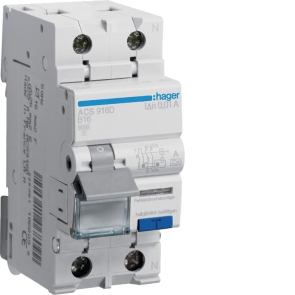 FI/LS-Schalter ACS 1P+N Typ A 6 kA – Produktbild