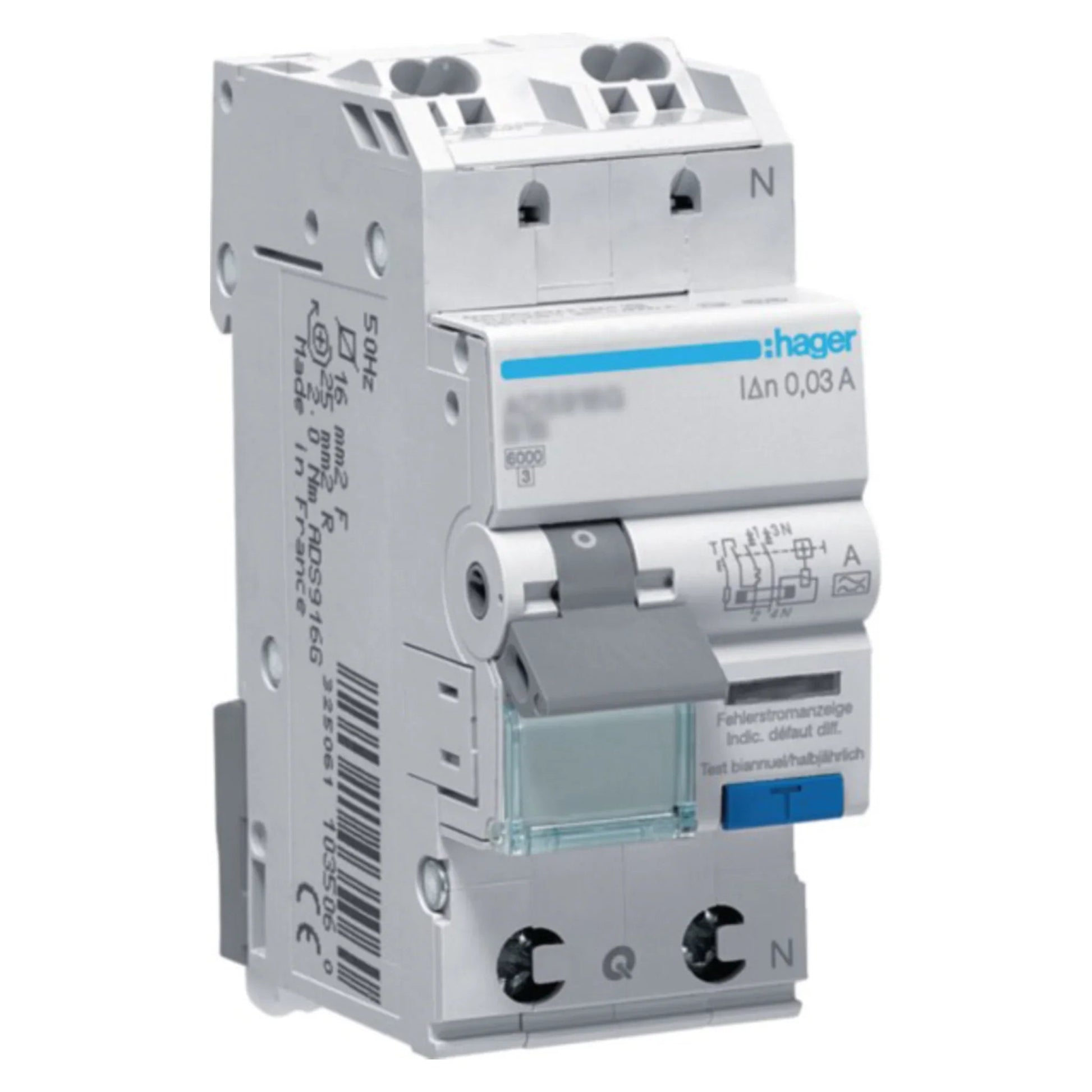 FI/LS-Schalter ADS 1P+N Typ A 6 kA – Produktbild