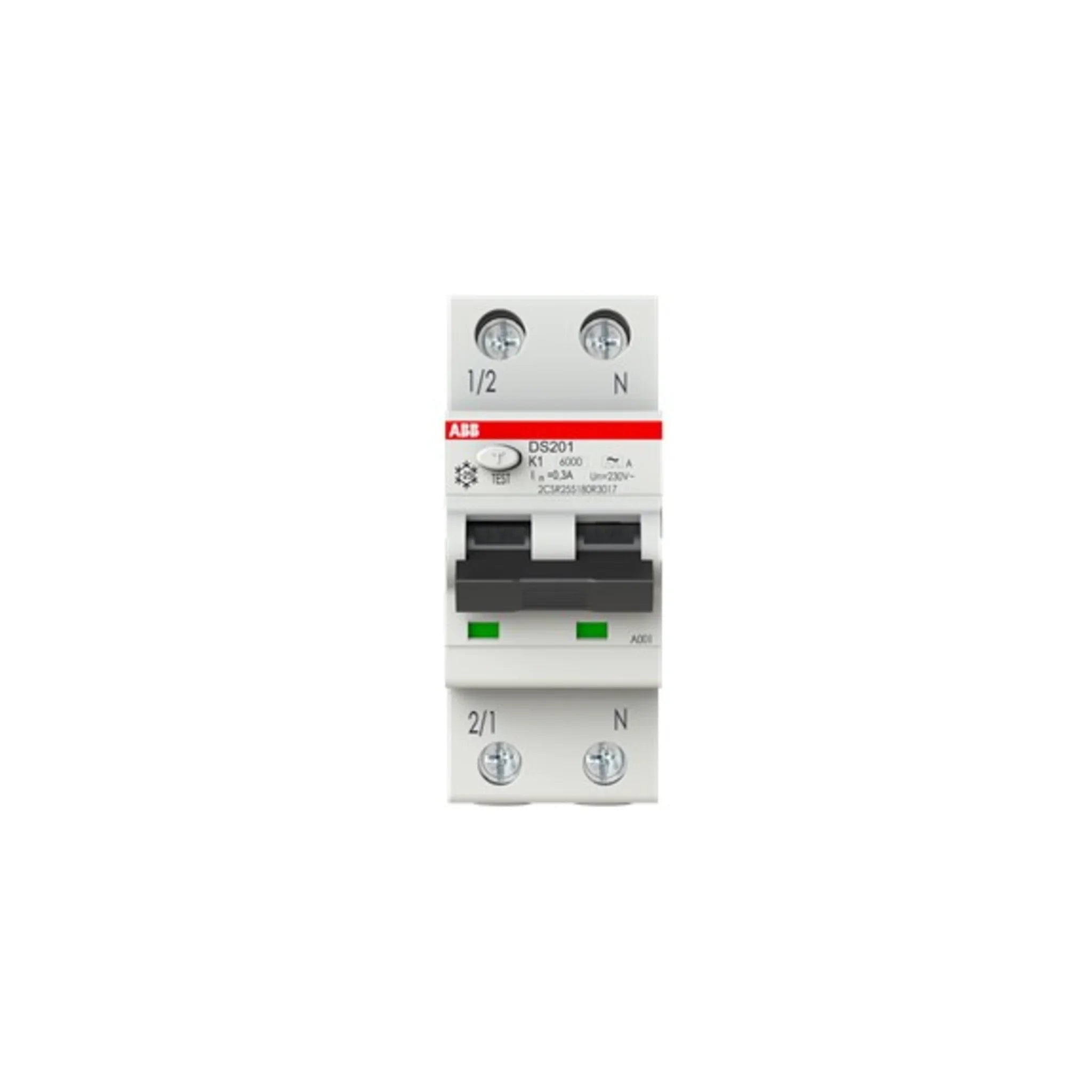 FI/LS-Schalter DS201 1P+N Typ A 6 kA - ABB - Kabelkaufhaus
