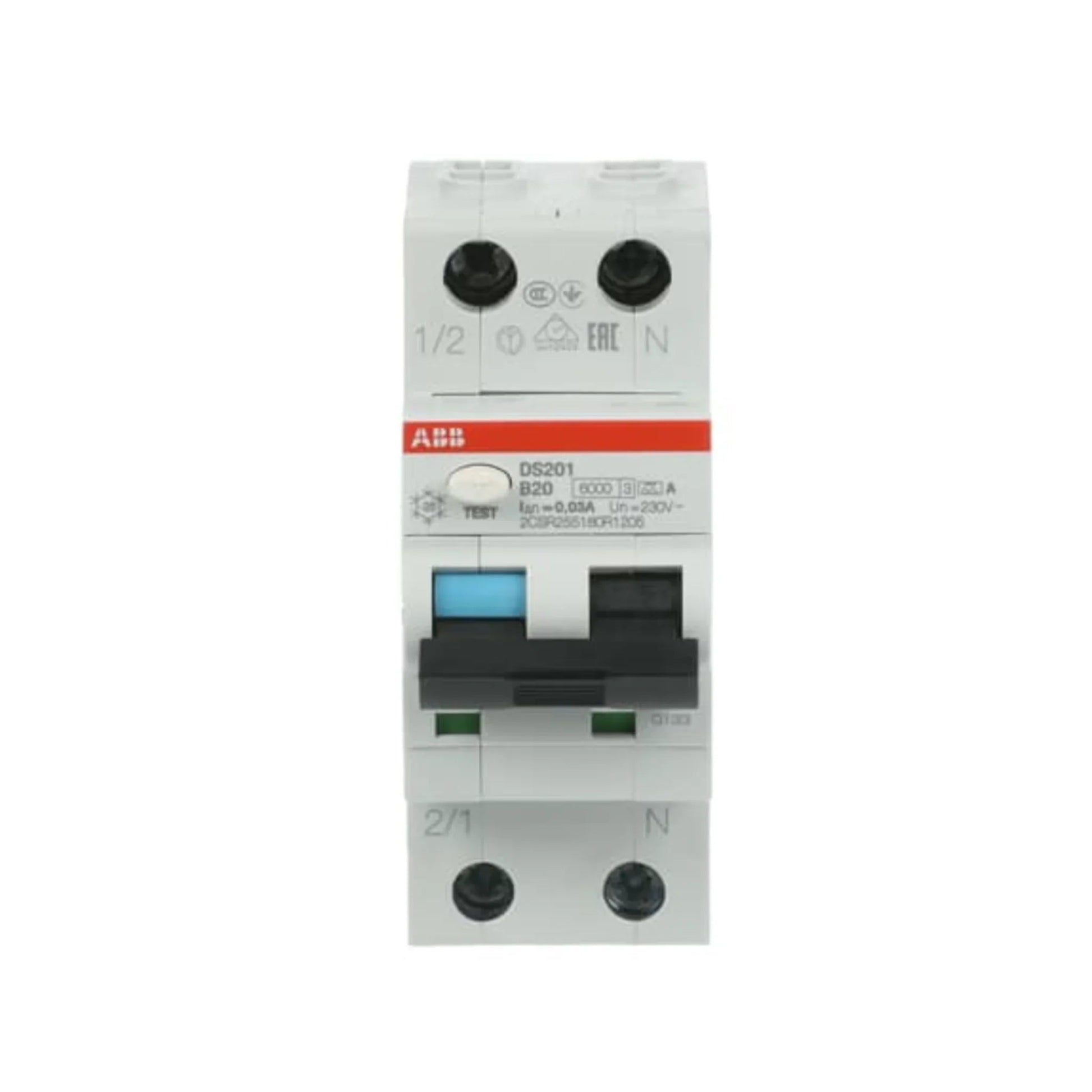 FI/LS-Schalter DS201 1P+N Typ A 6 kA – Produktbild