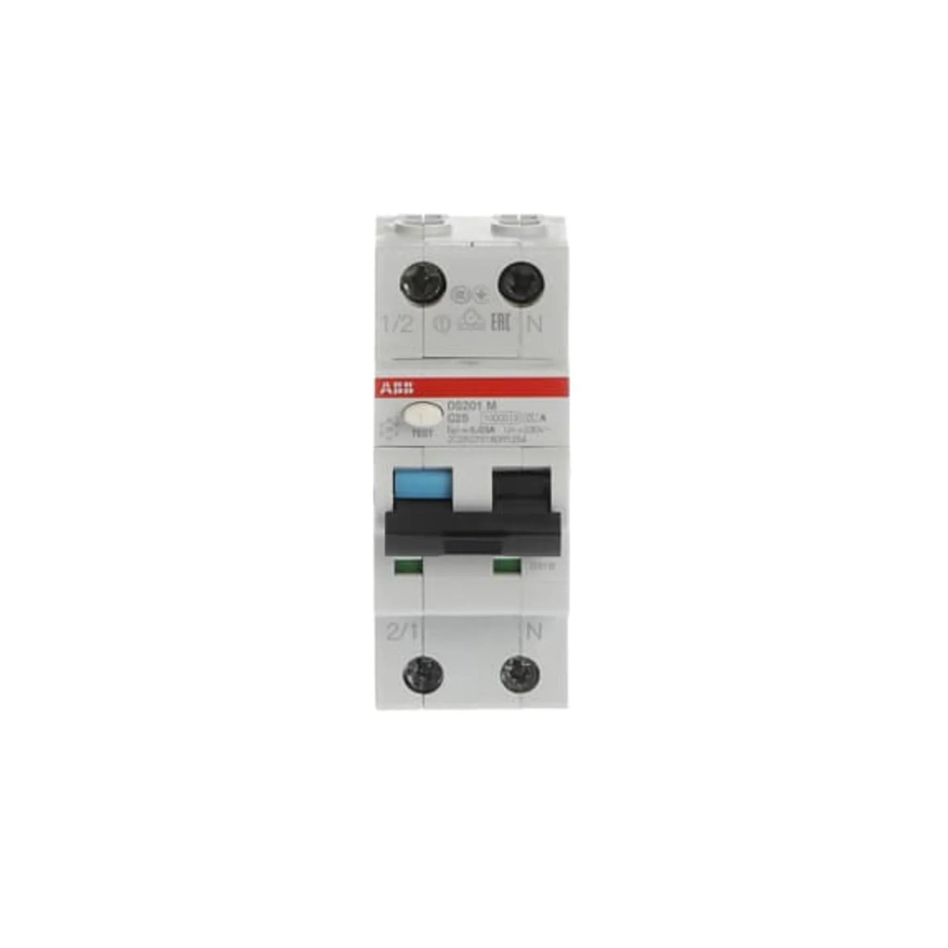 FI/LS-Schalter DS201 M 1P+N Typ A 10 kA – Produktbild Vorderseite