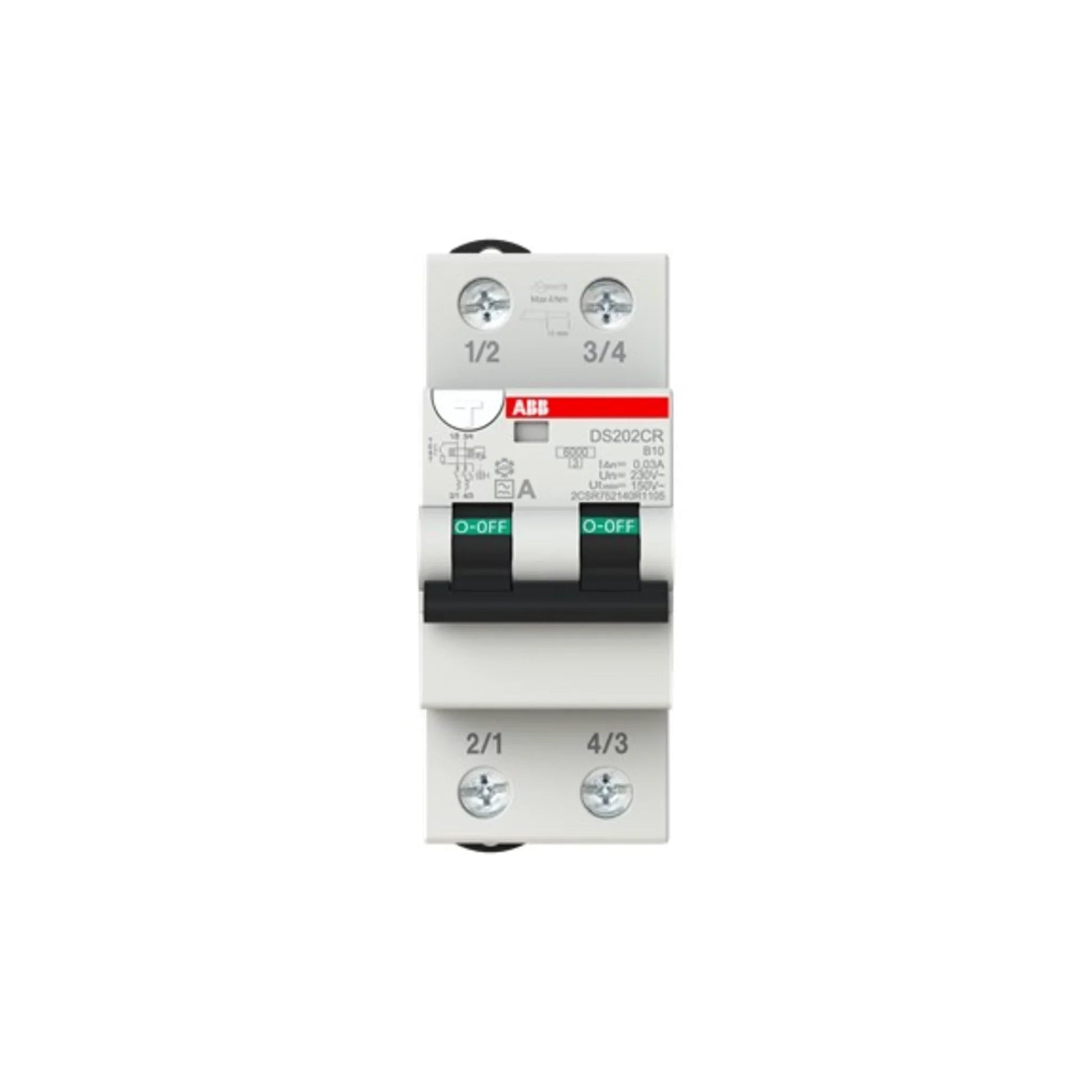 FI/LS-Schalter DS202C R 2P Typ A 6 kA - ABB - Kabelkaufhaus