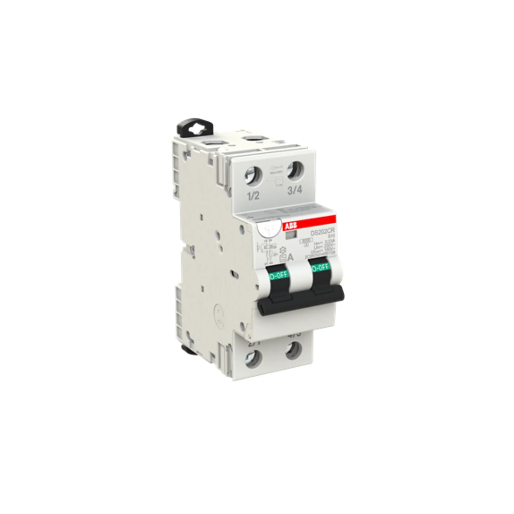 FI/LS-Schalter DS202C R 2P Typ A 6 kA – Produktbild Ansicht links