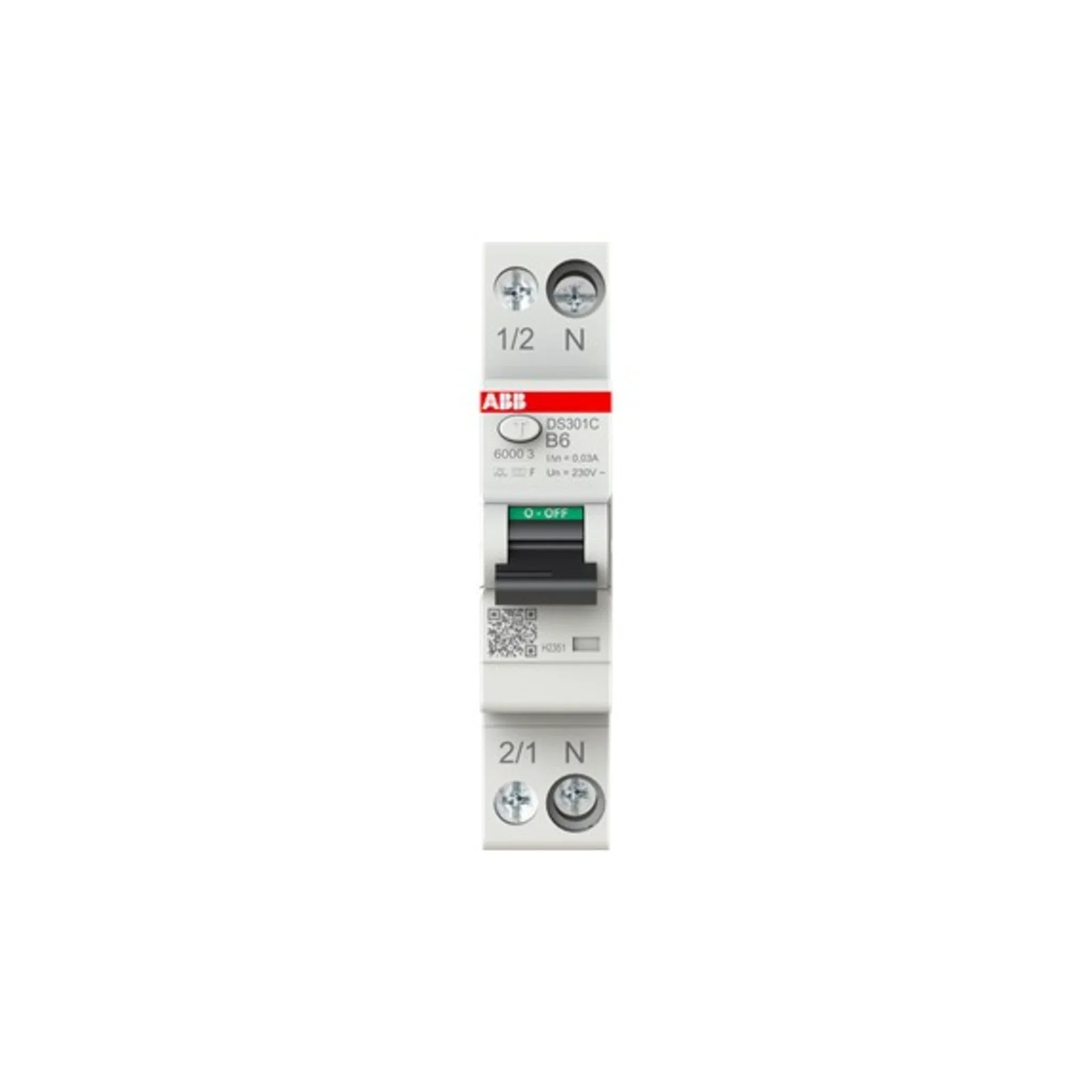FI/LS-Schalter DS301C 1P+N Typ F 6 kA - ABB - Kabelkaufhaus