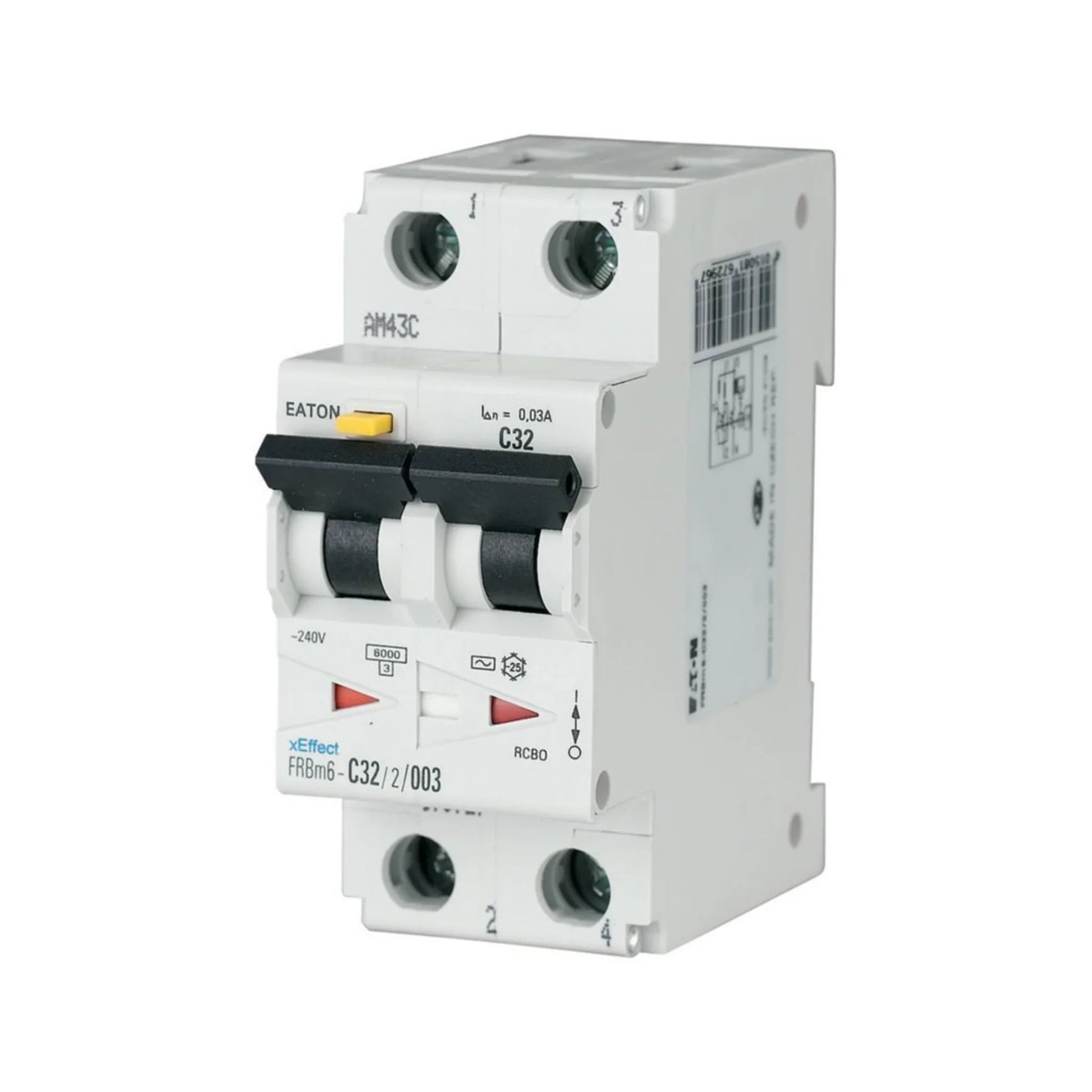 FI/LS-Schalter FRBM6 2P Typ A 6 kA - Eaton - Kabelkaufhaus