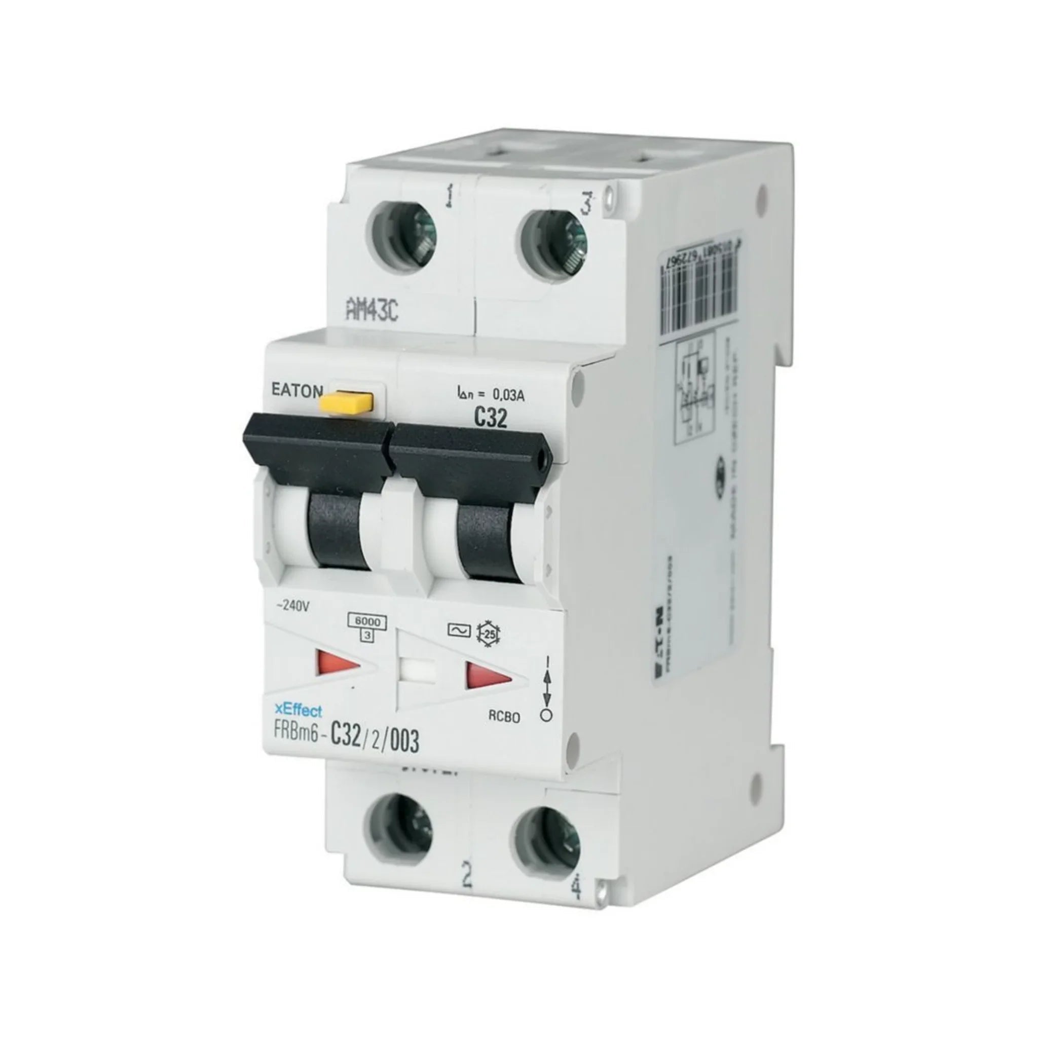 FI/LS-Schalter FRBM6 2P Typ A 6 kA - Eaton - Kabelkaufhaus