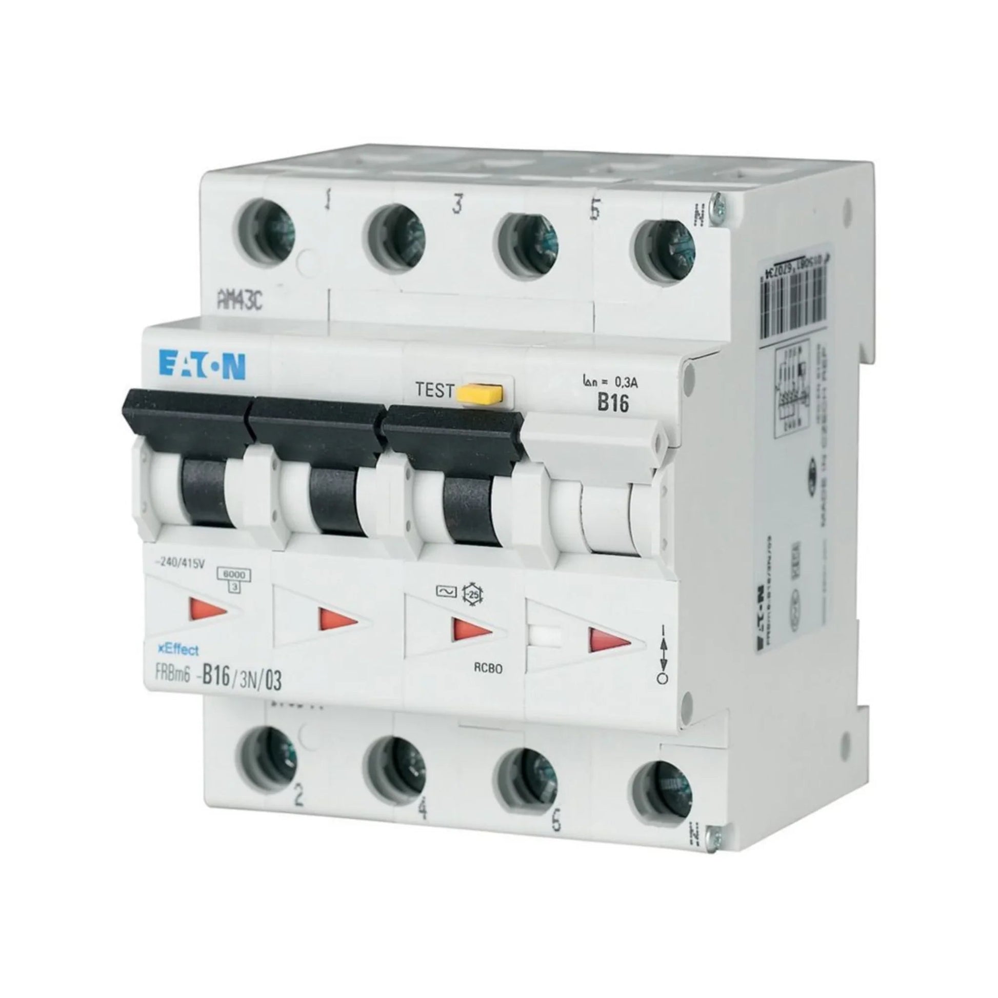 FI/LS-Schalter FRBM6 4P Typ A 6 kA - Eaton - Kabelkaufhaus