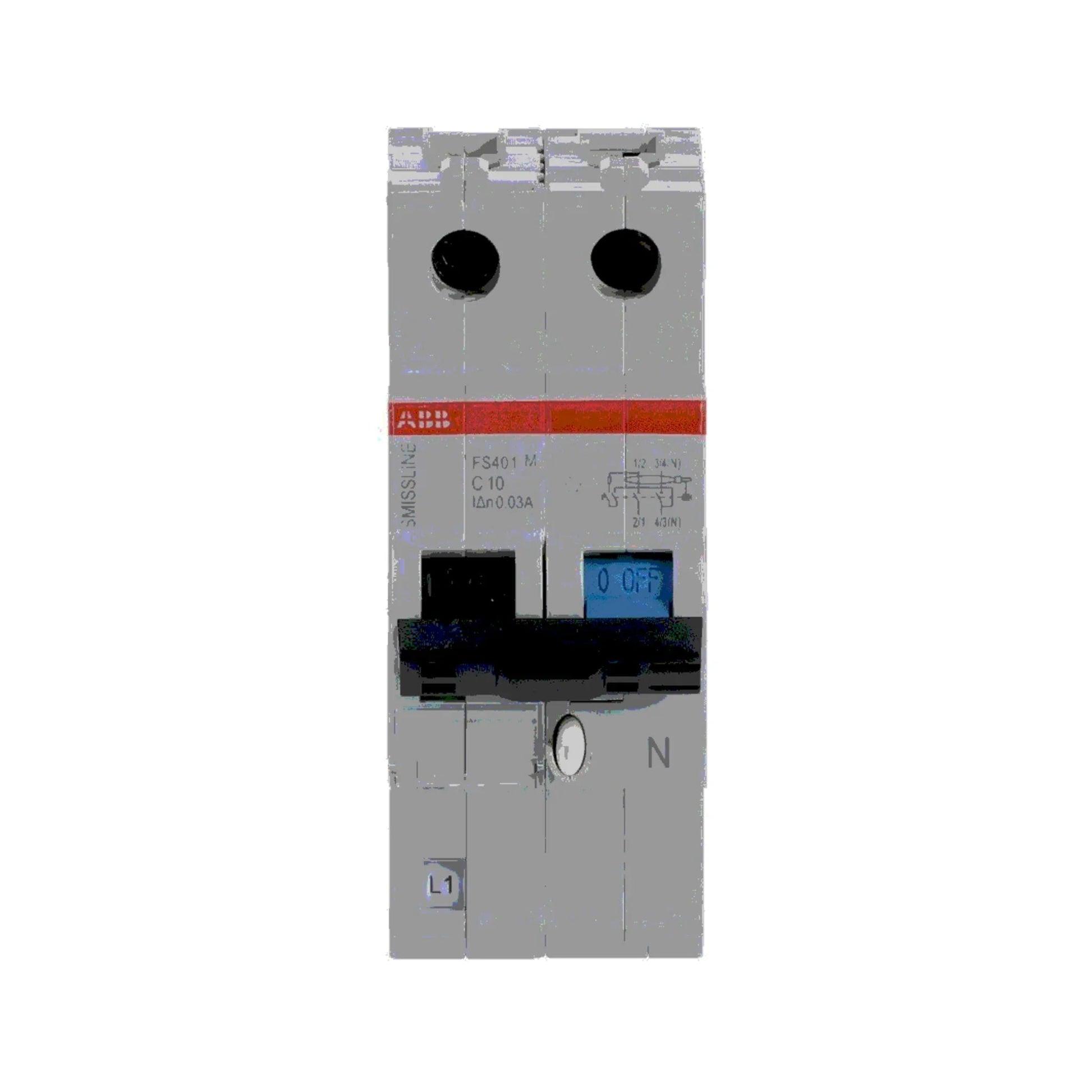 FI/LS-Schalter FS401 1P+N Typ A 10 kA – 360° Ansicht