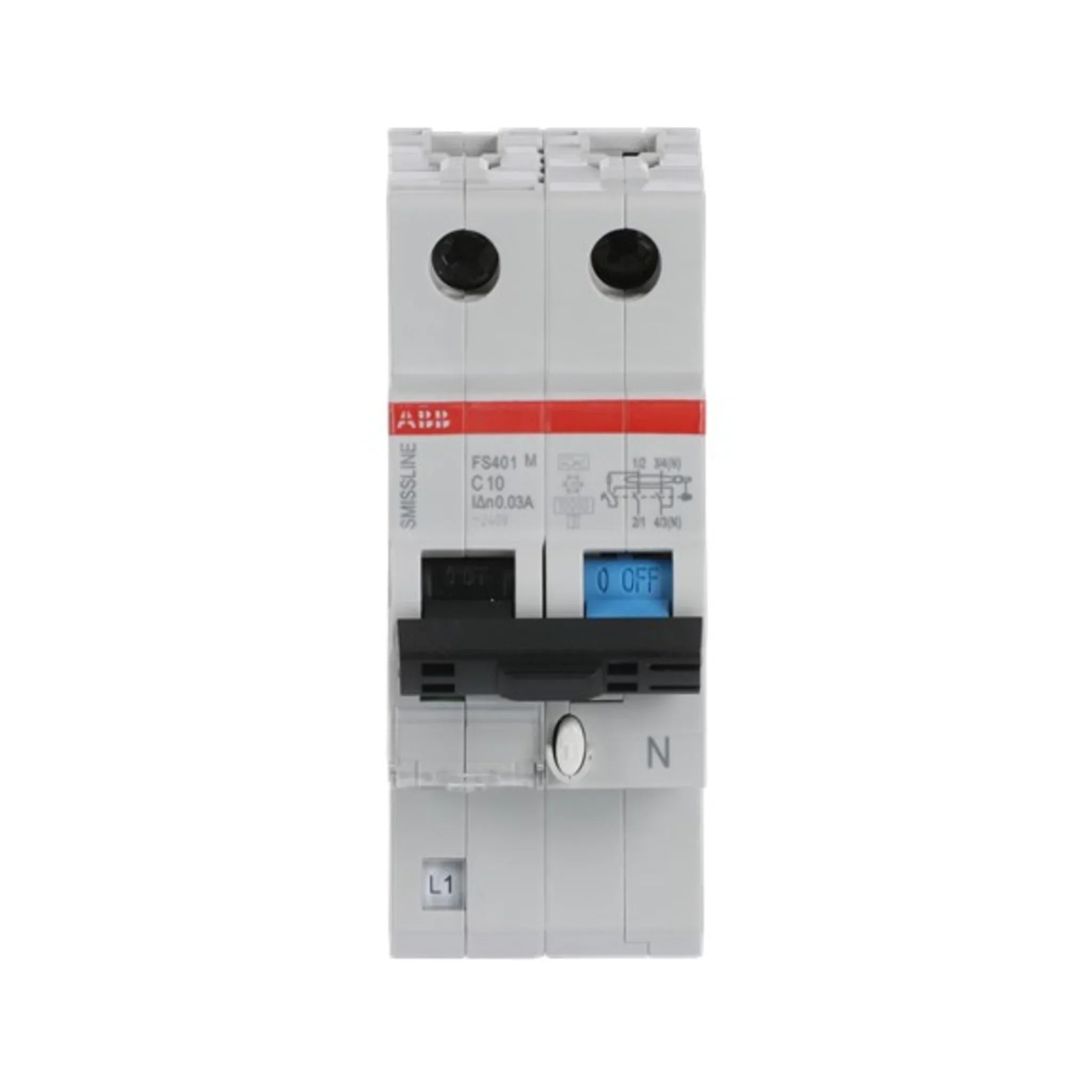 FI/LS-Schalter FS401 1P+N Typ A 10 kA – Produktbild