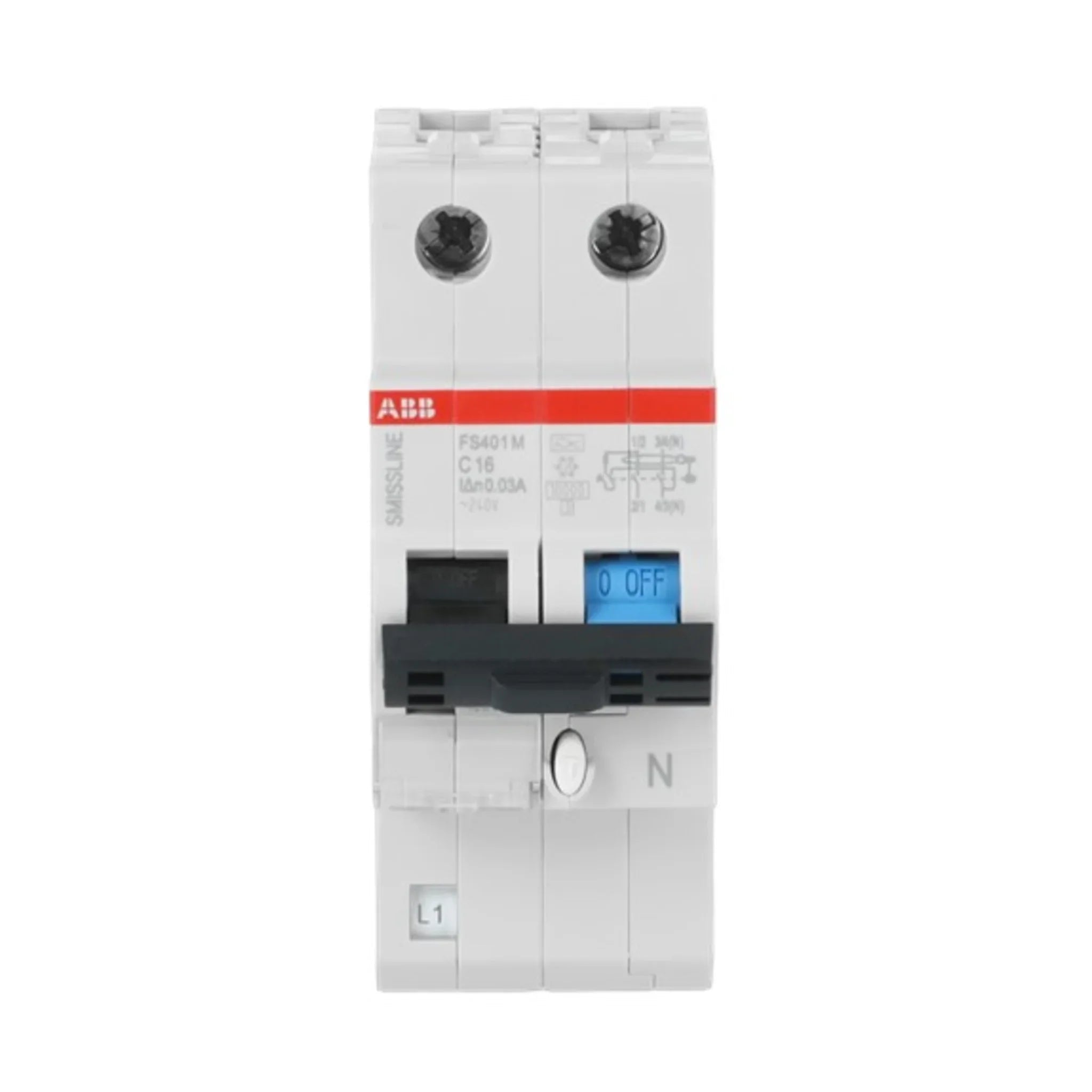 FI/LS-Schalter FS401 1P+N Typ A 6 kA – Produktbild